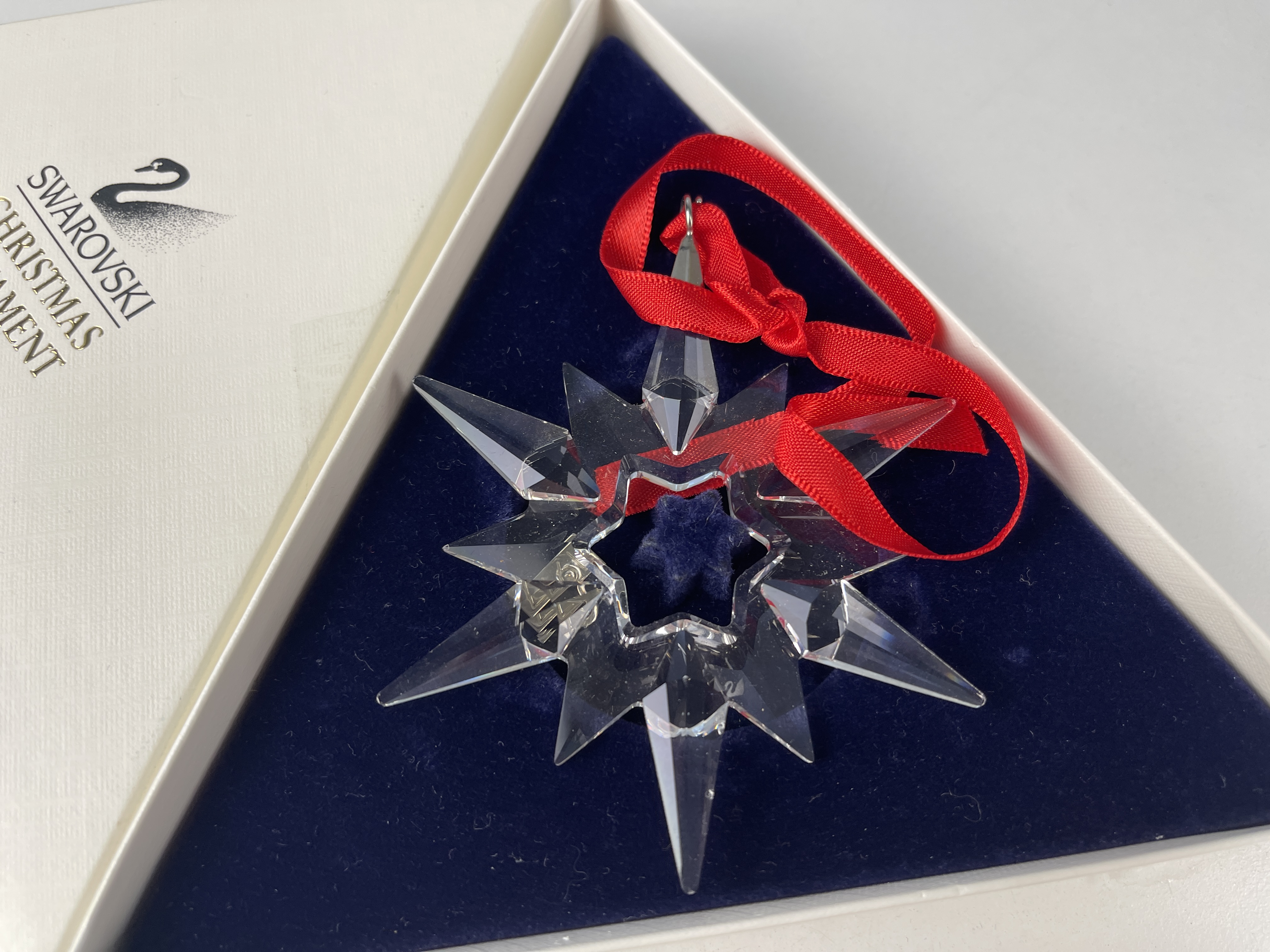Swarovski Figur 211987 Weihnachtsstern 1997 Ornament 8,7 cm Top Zustand  
