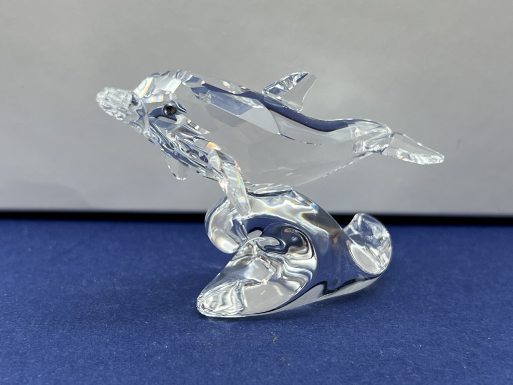   Swarovski Figur 678507 Baby Delfin 6,2 cm. - Top Zustand 