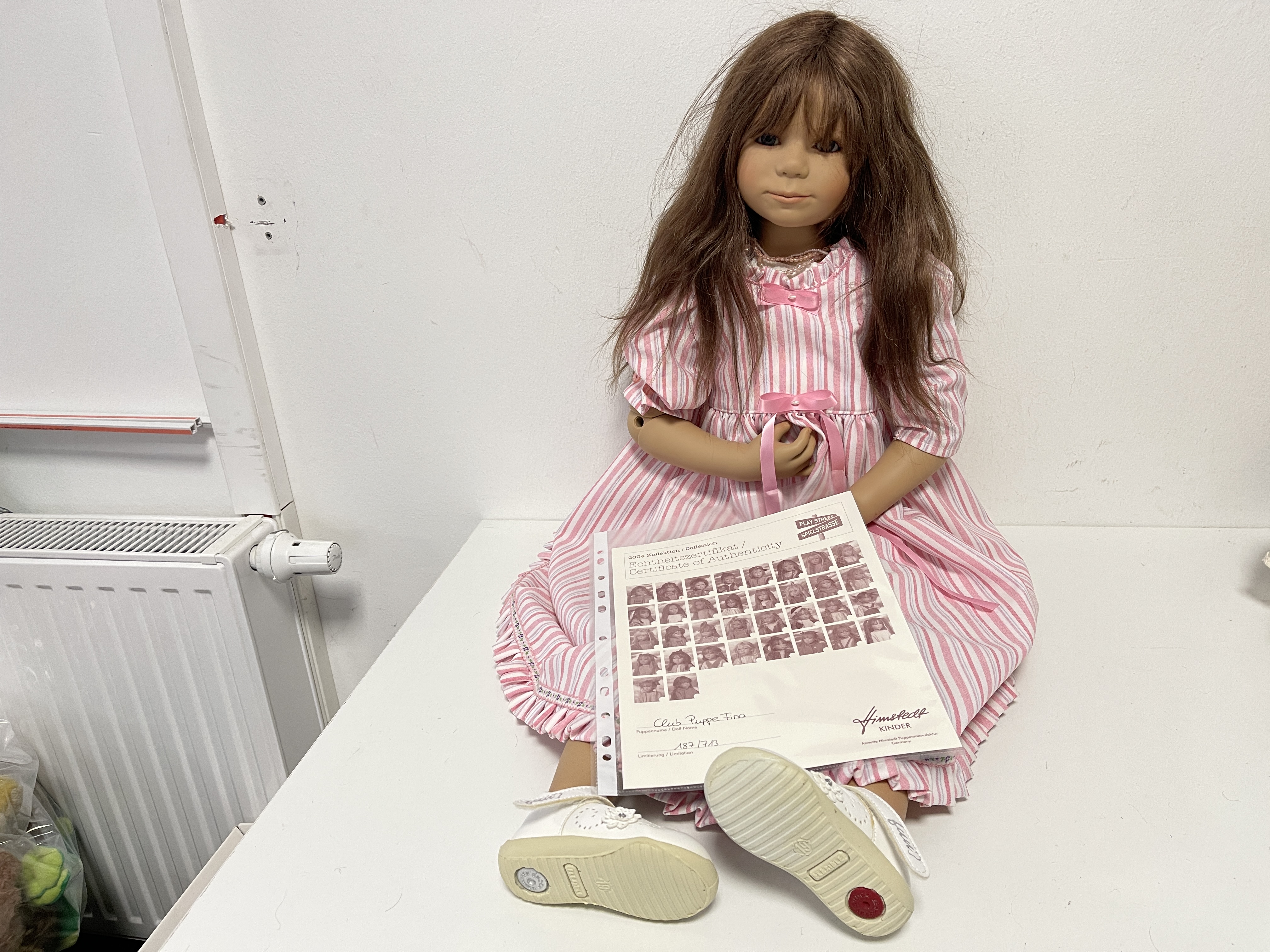 Annette Himstedt Puppe Club Fina 95 cm. Top Zustand  