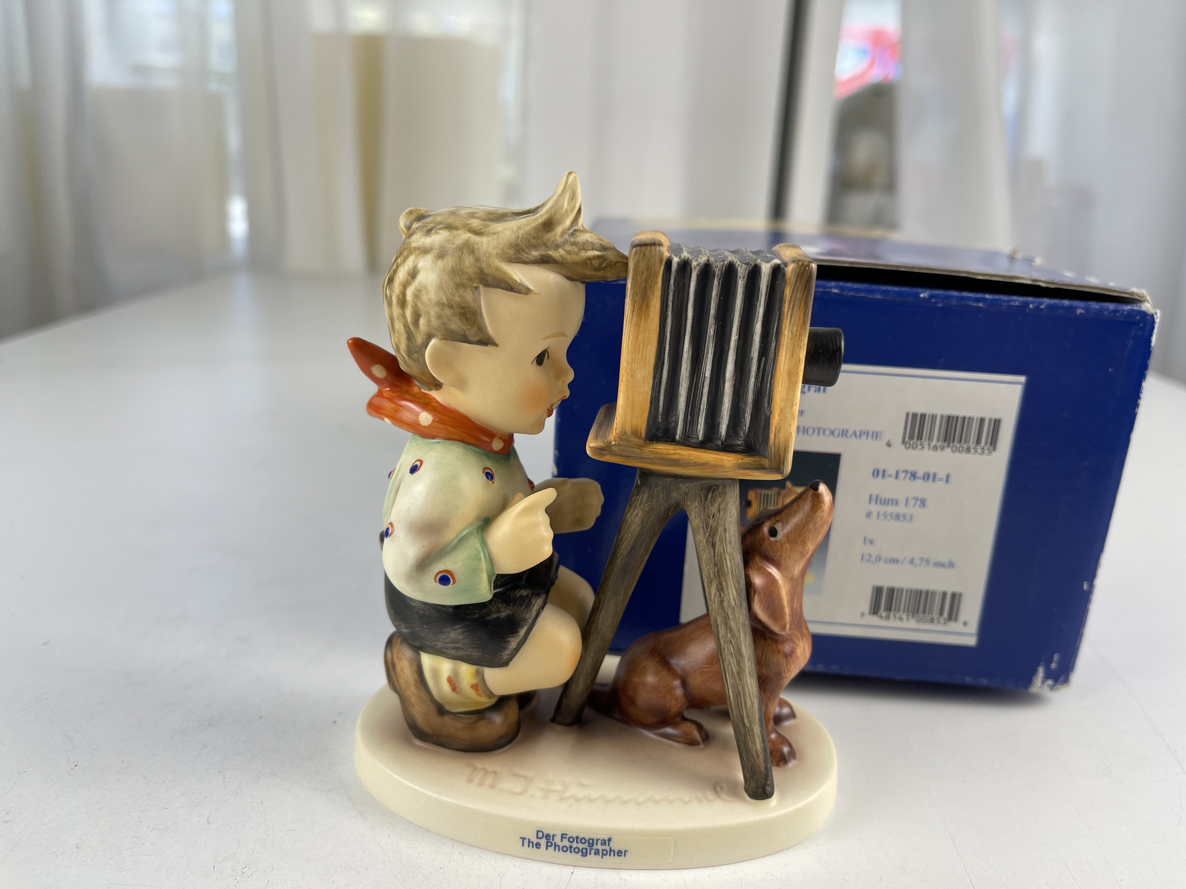 Hummel Figur 178 Der Fotograf 13 cm. 1 Wahl - Top Zustand OVP
