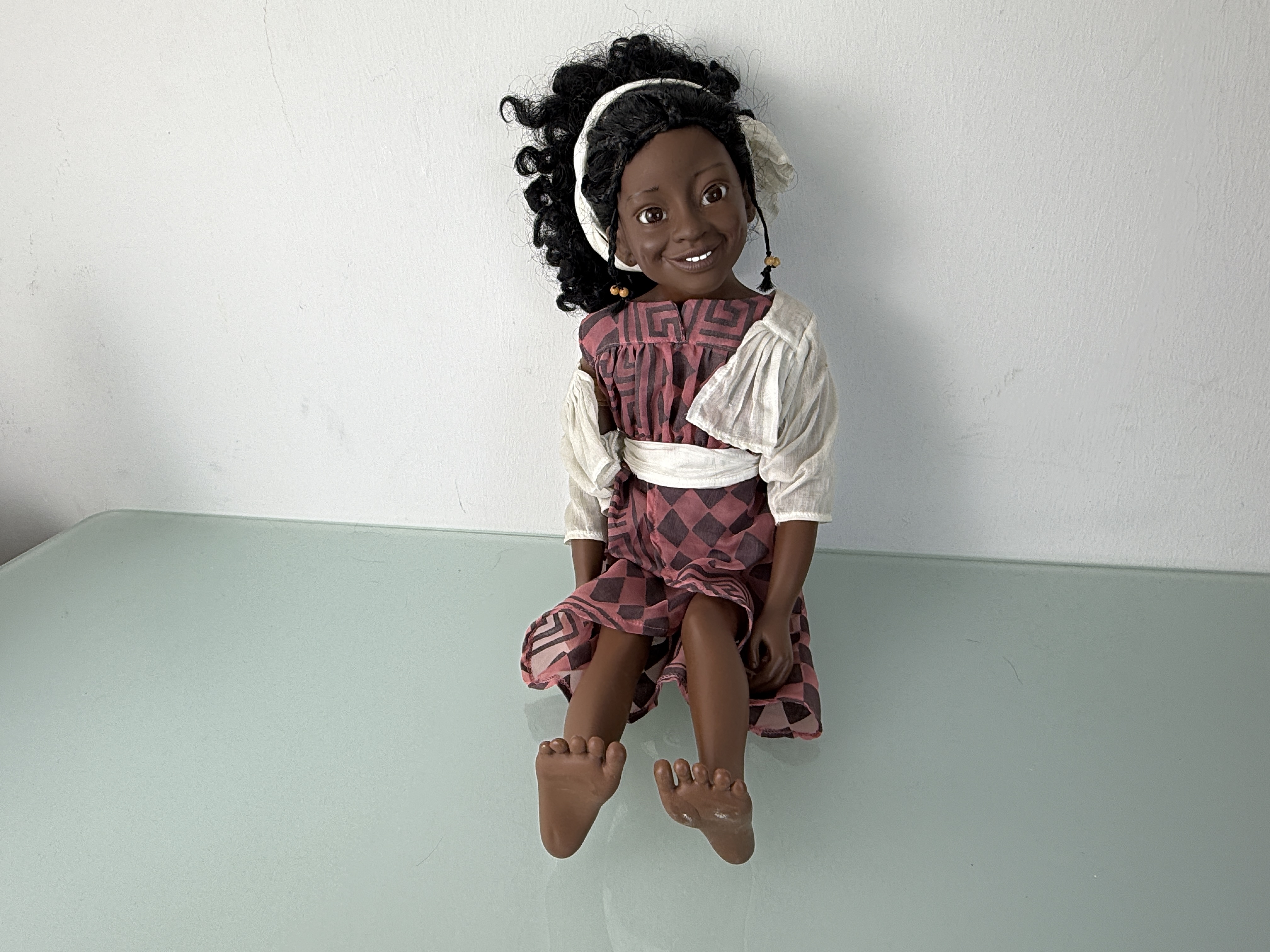 Künstlerpuppe Philip Heath Künstlerpuppe Vinyl Puppe 62 cm. Top Zustand  