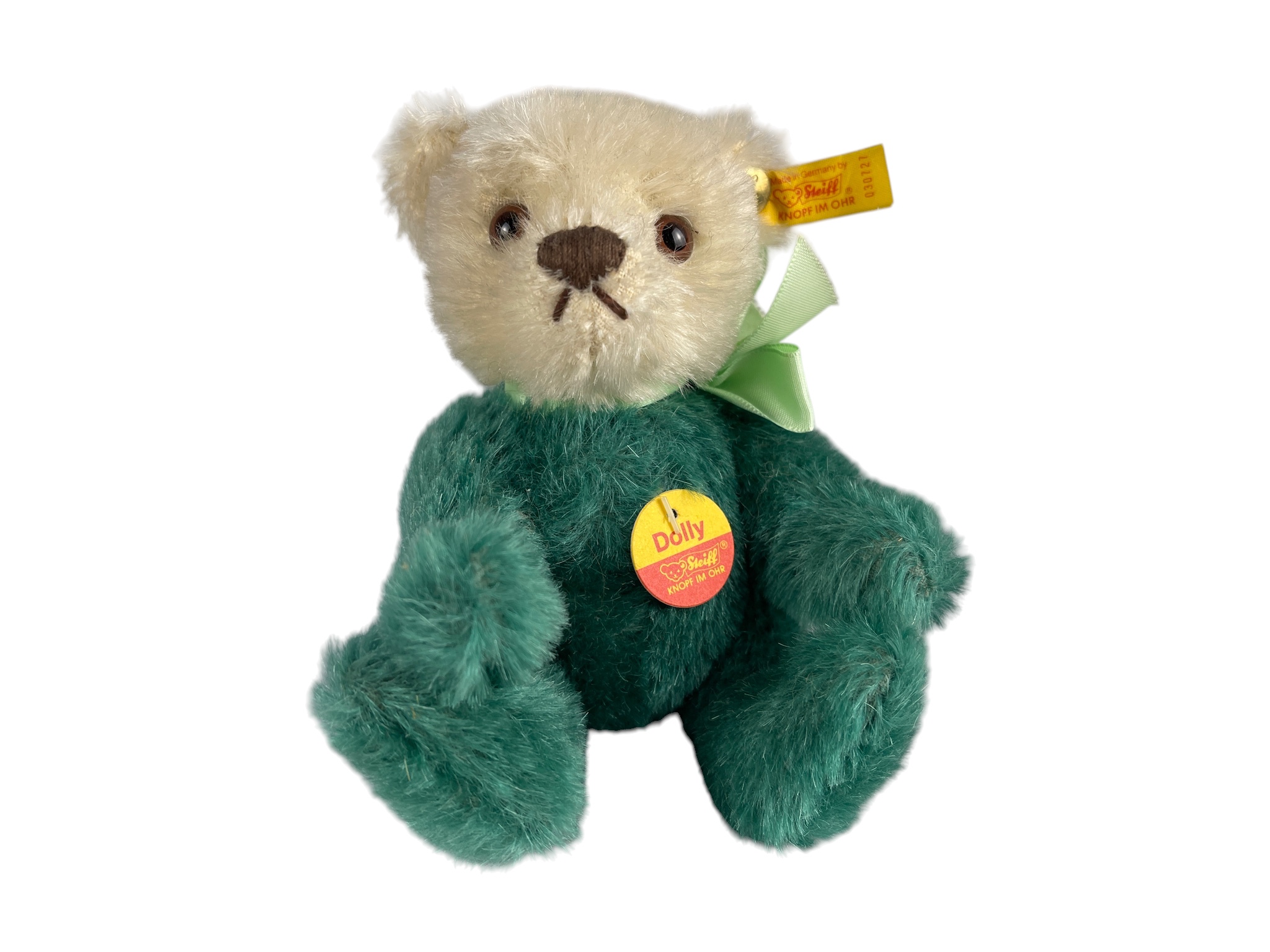 Steiff Tier 030727 Teddy Bär Dolly 14 cm. Top Zustand  