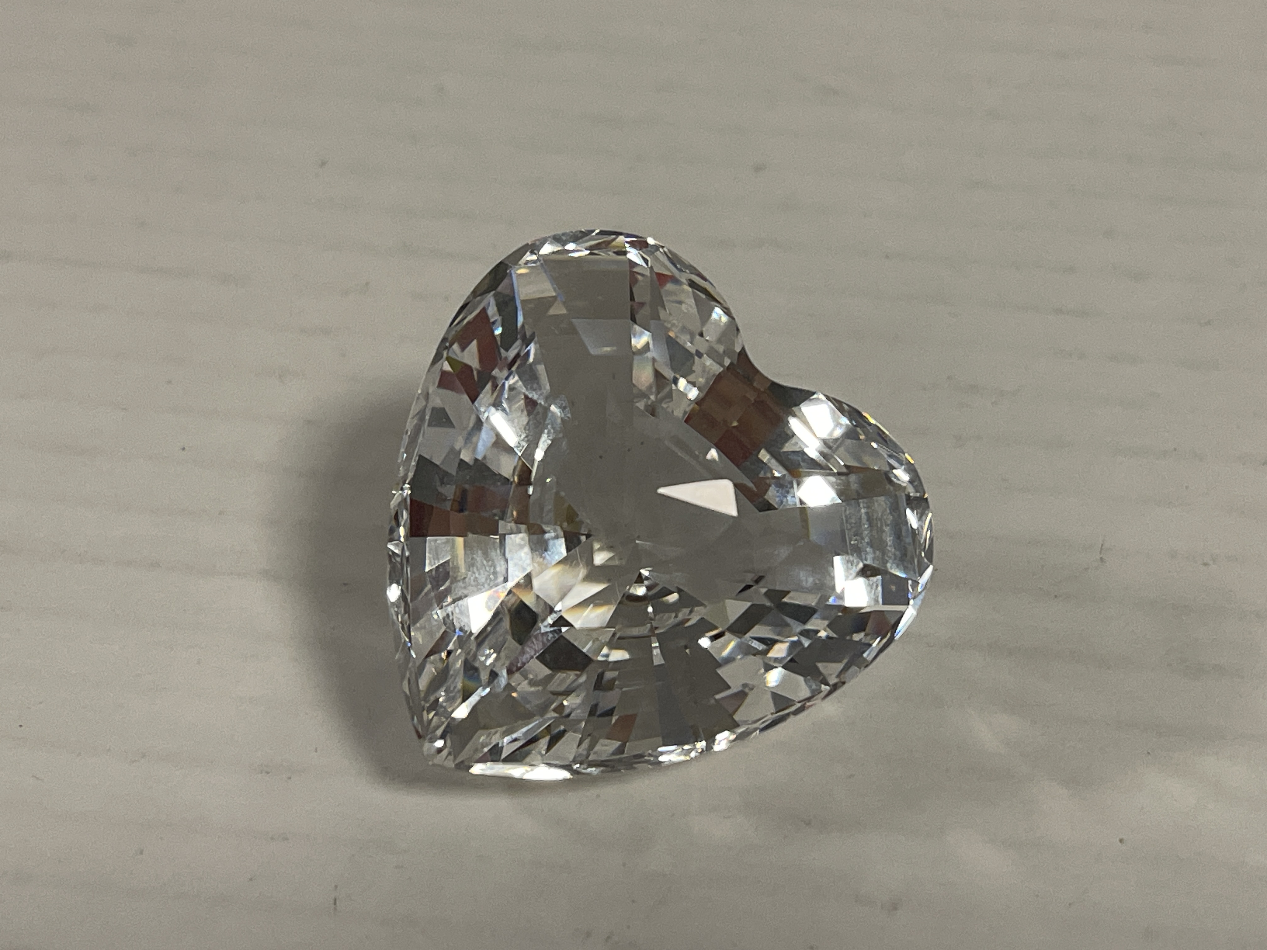 Swarovski Figur Herz Klar 4,5 cm Top Zustand.