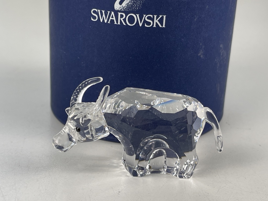  Swarovski Figur 275437 Zodiak Wasserbüffel 6,5 cm. Ovp + Zertifikat - Top Zustand 