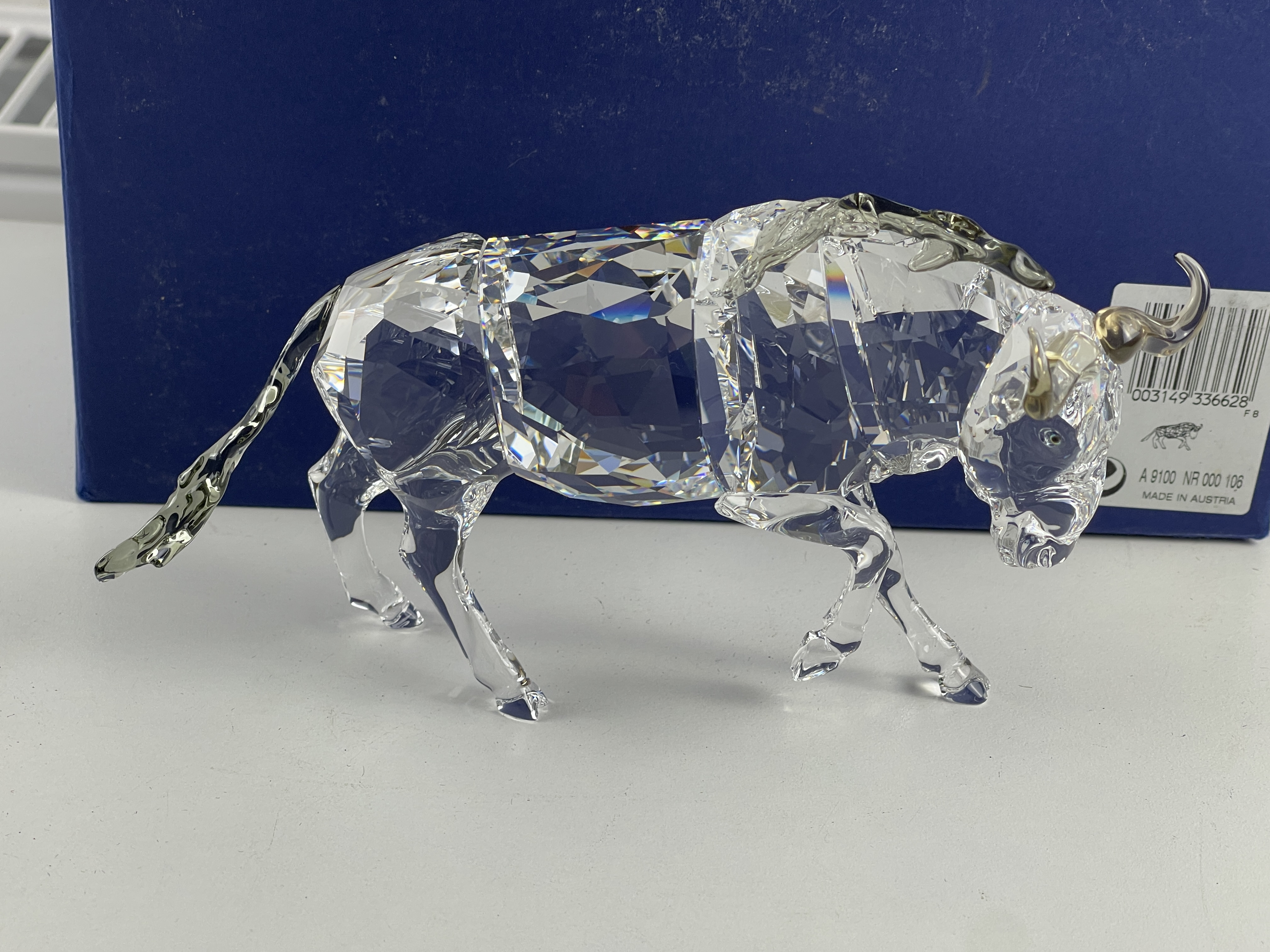 Swarovski Figur 933662 Gnu 17,4 cm. Ovp & Zertifikat Top Zustand  