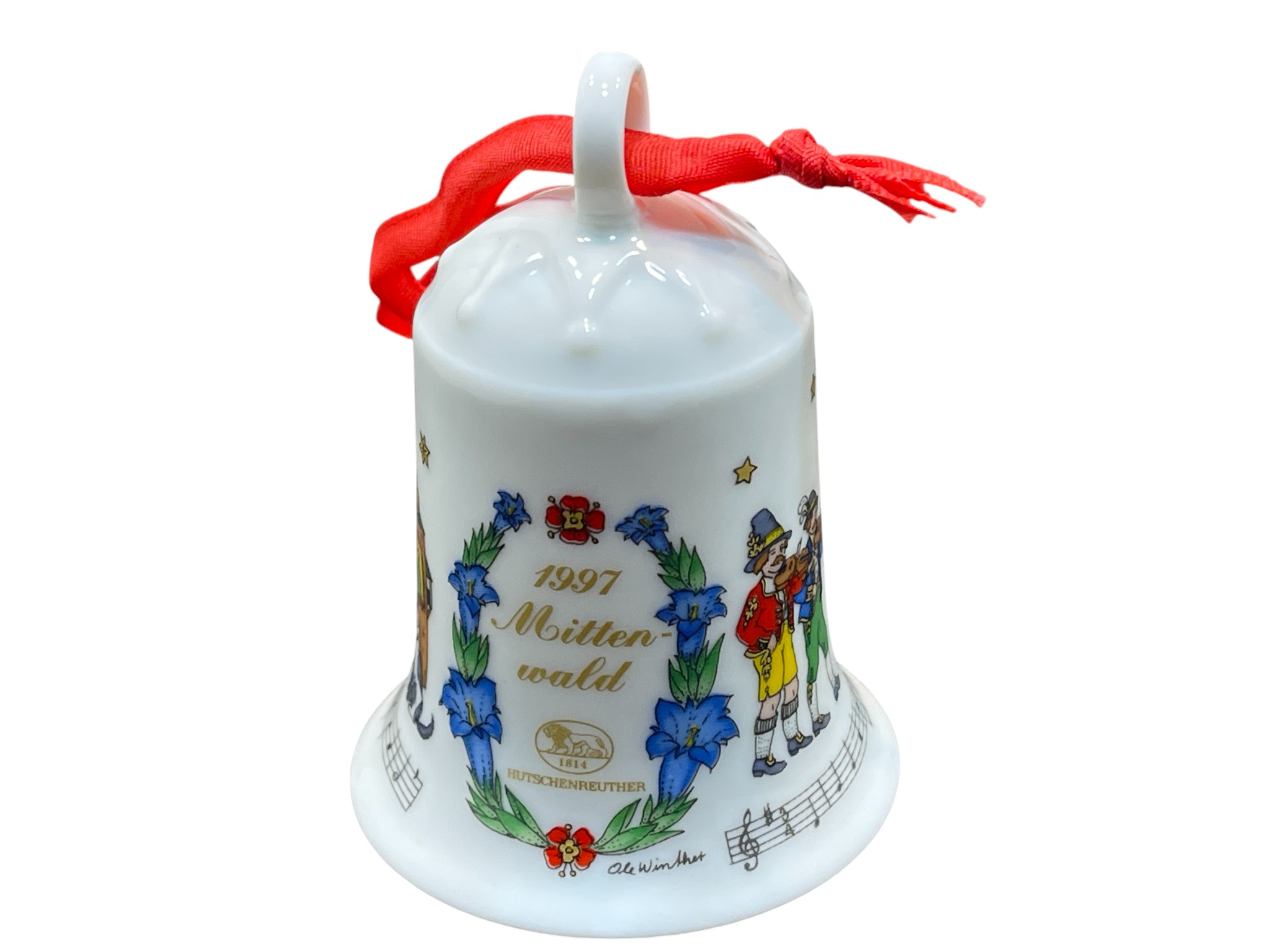  Hutschenreuther 1997 Weihnachtsglocke  7 cm. Top Zustand.       