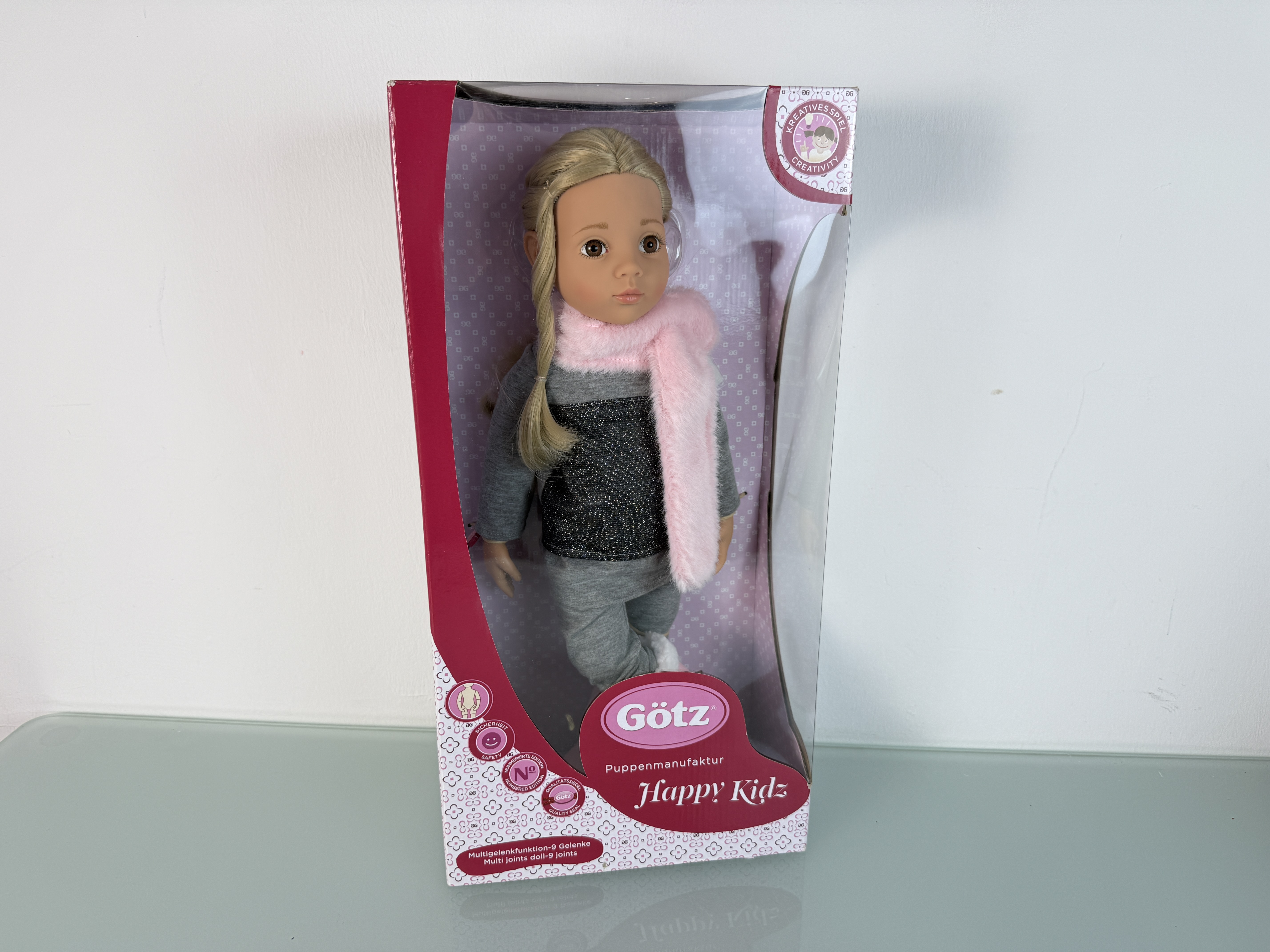 Künstlerpuppe Götz Vinyl Puppe 50 cm. Top Zustand    