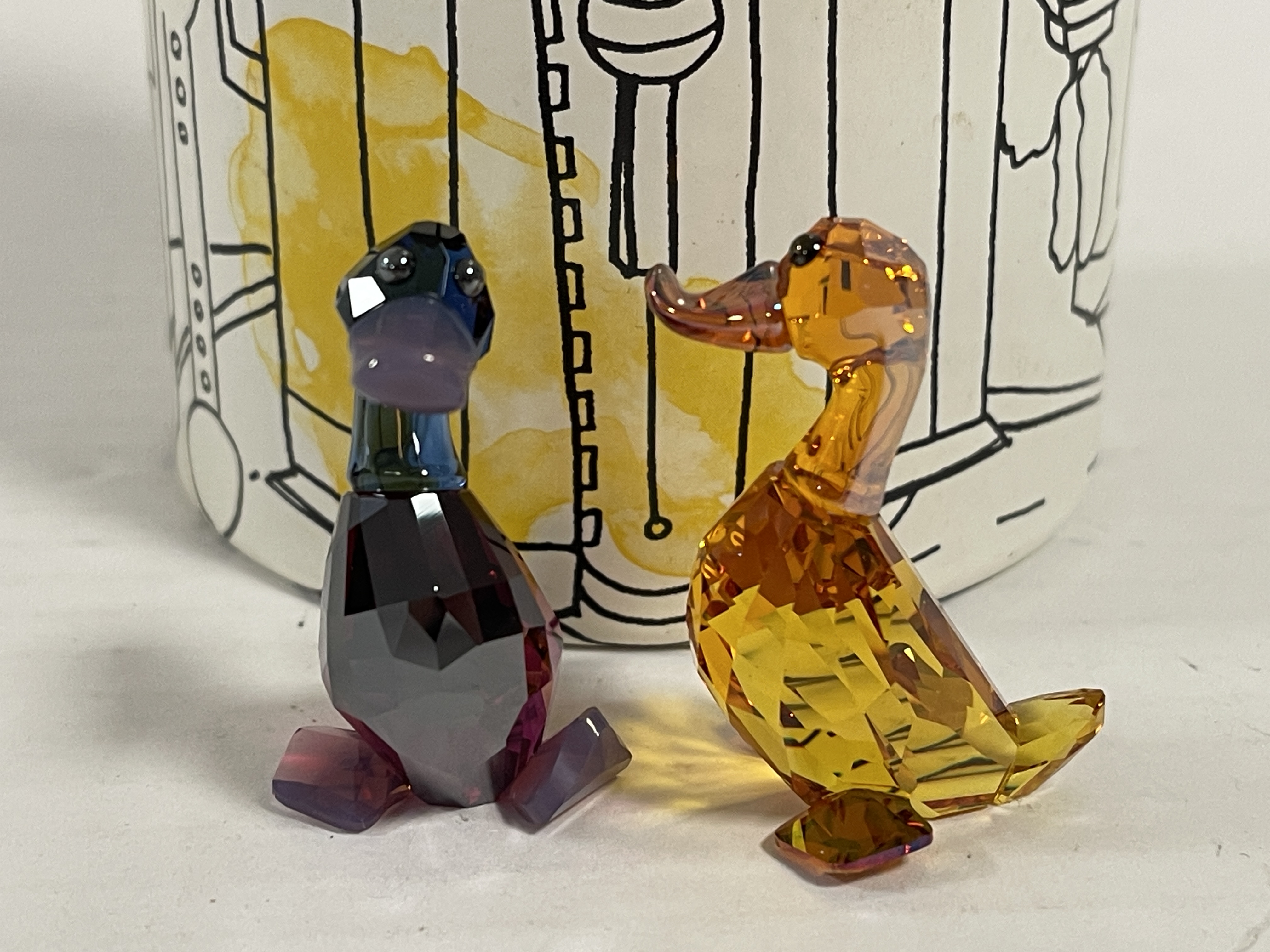 Swarovski Figur 1039868 Lovelots Enten Lily + Luke 3,7 cm. Ovp & Zertifikat Top Zustand  