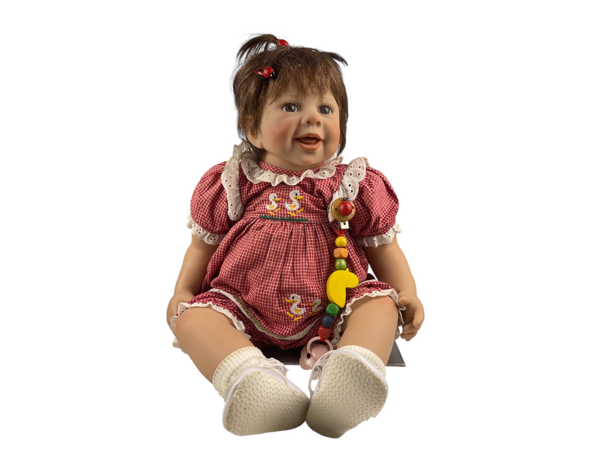 Monika Levenig Künstlerpuppe Vinyl Puppe 66 cm. leicht Schmutzig 