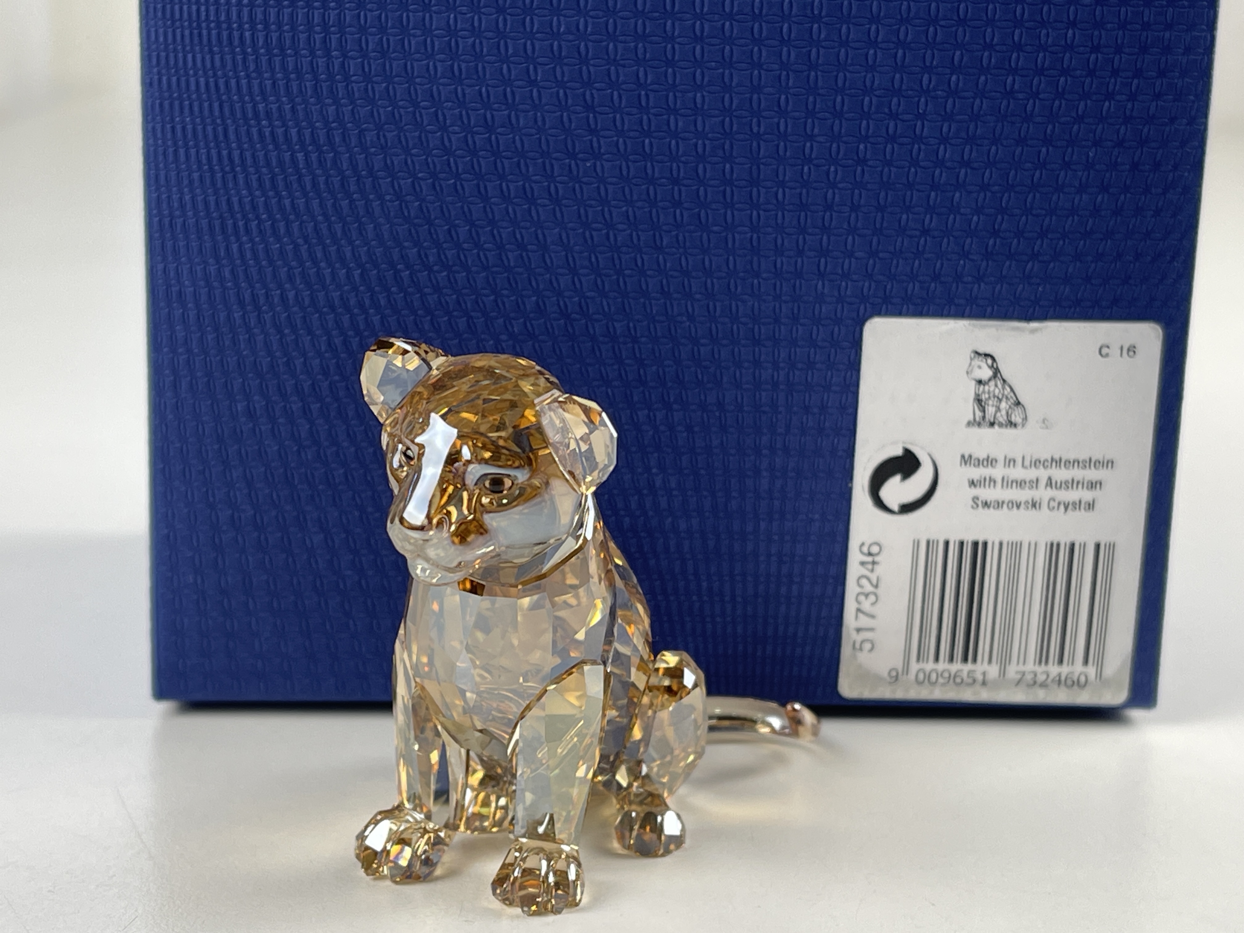  Swarovski Figur 5173246 Löwe Jungtier 5,6 cm Ovp & Zertifikat Top Zustand  
