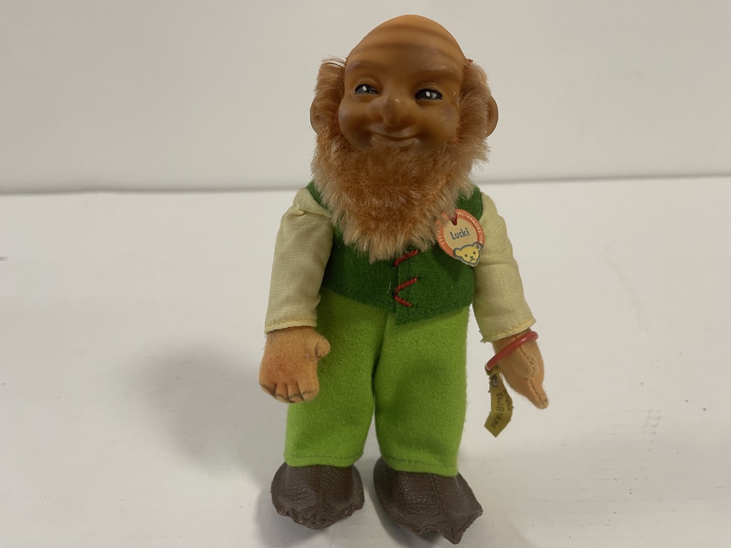 Steiff Tier 8719.02 Zwerg Lucki 17 cm. Zustand siehe Fotos