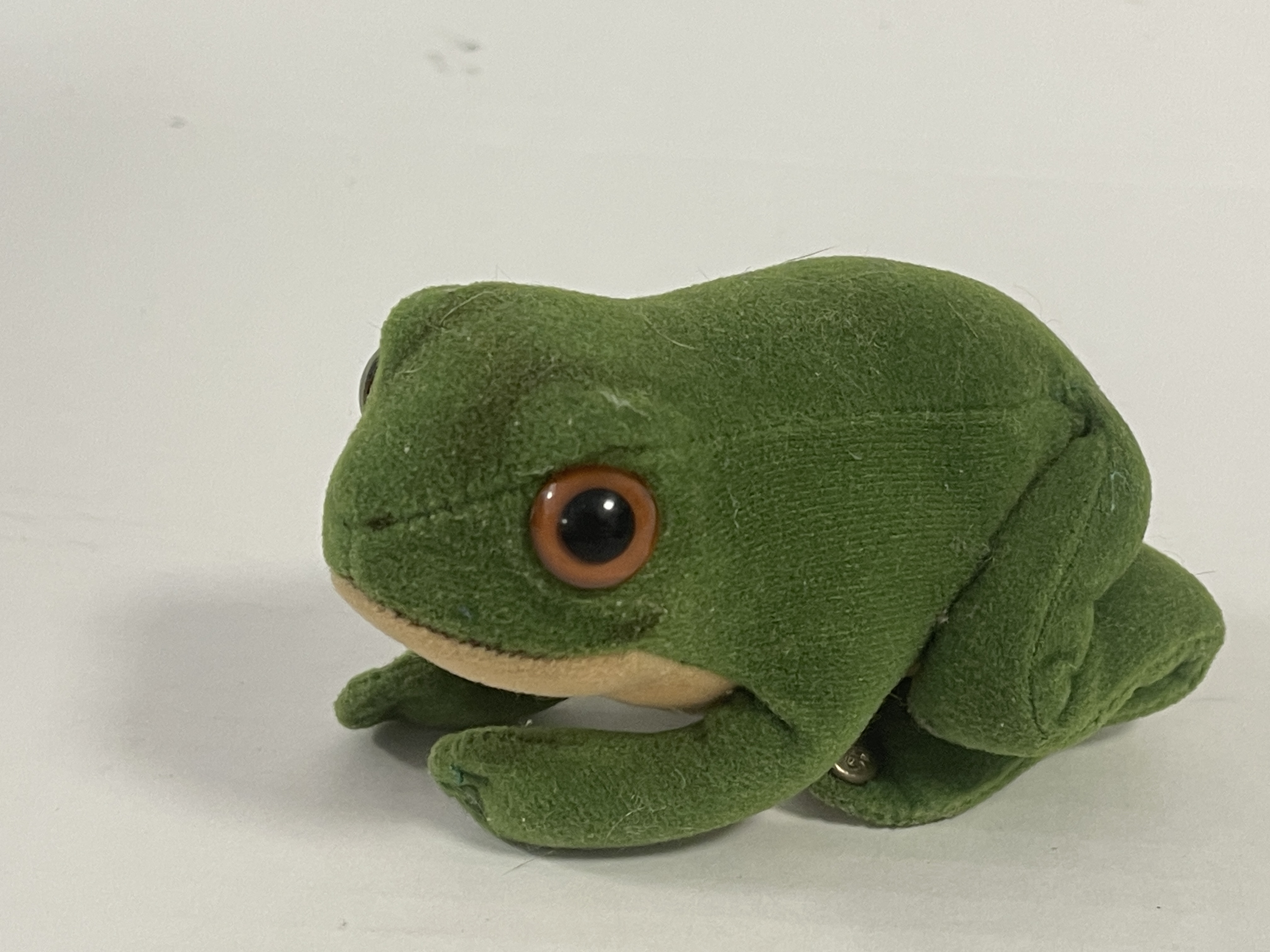 Steiff Tier Frosch 10  x 6 cm - Top Zustand  siehe Fotos   