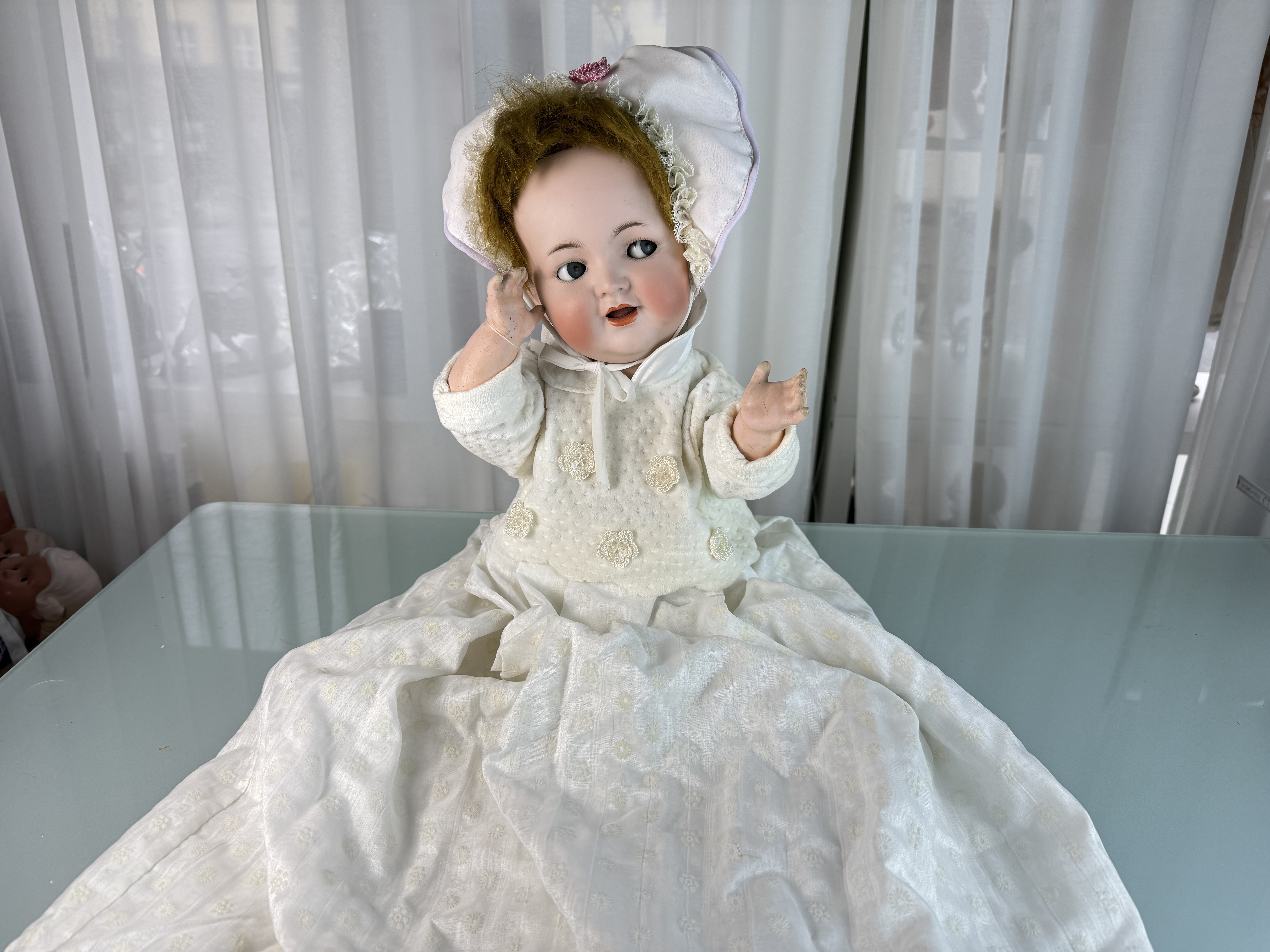 Künstlerpuppe Alte Puppe Simon Halbig 58 cm Zustand siehe Fotos  