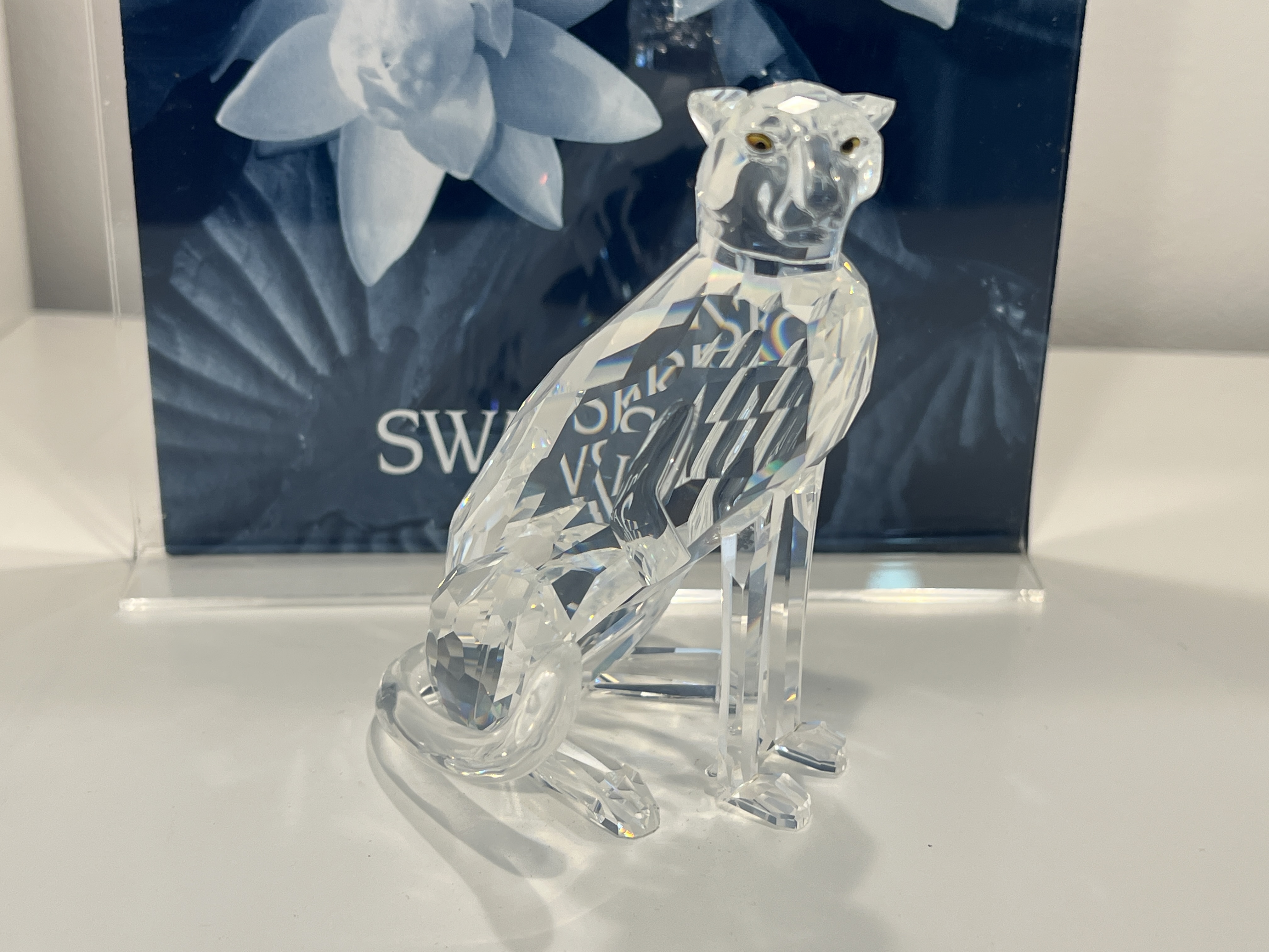 Swarovski Figur 183225 Gepard 9,5 cm. Top Zustand 