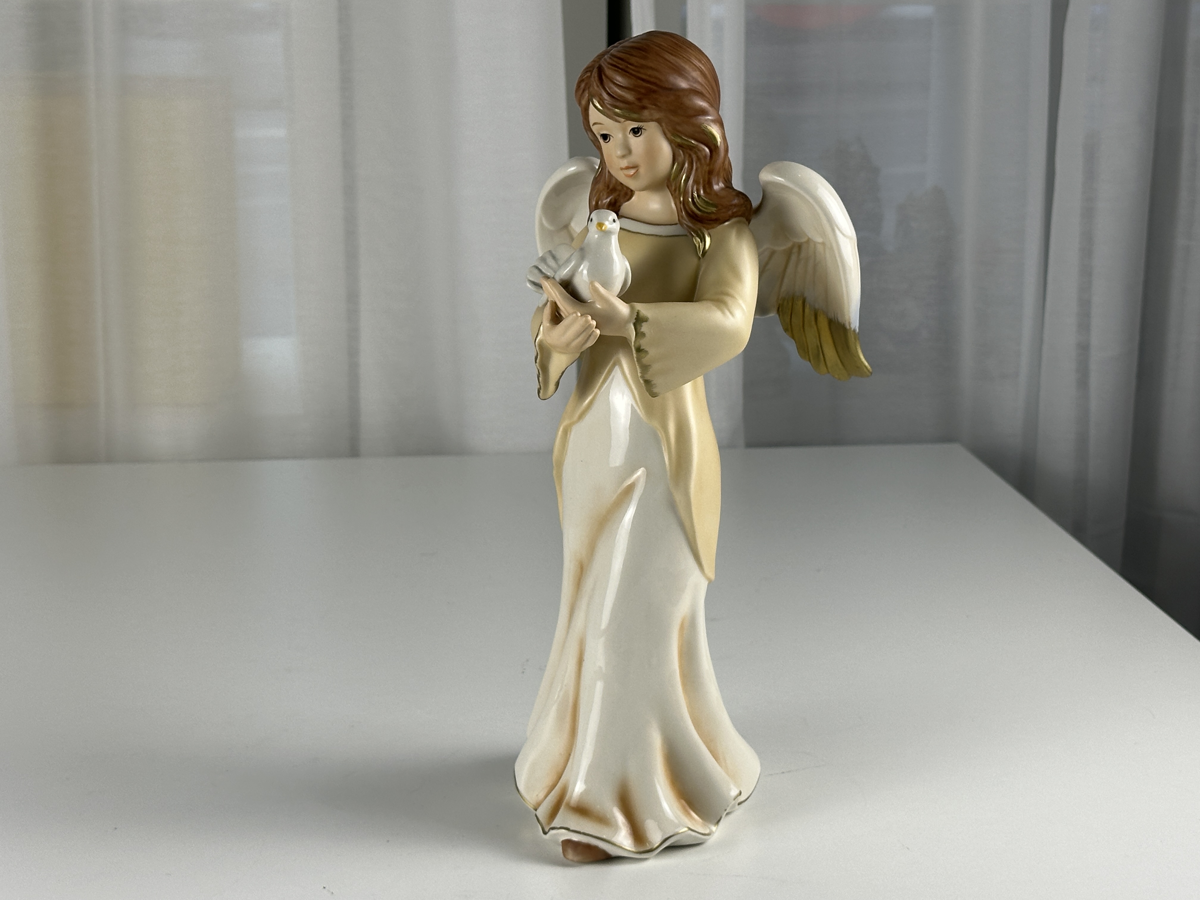 Goebel Figur Engel 41-215 Engel mit Taube 35 cm. 1 Wahl - Top Zustand  Kopie