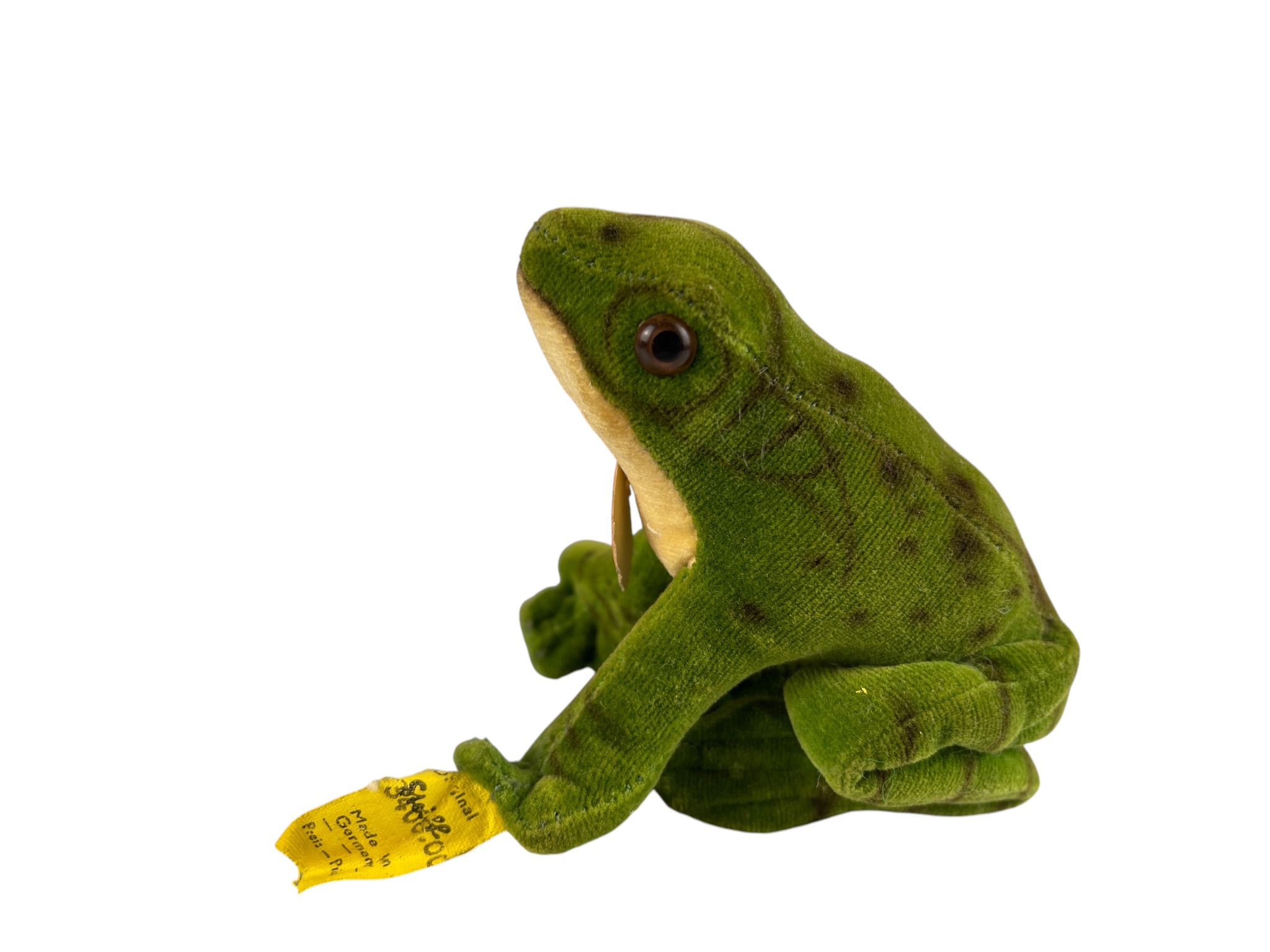 Steiff Tier 3400.00 Frosch 8,5 cm. Top Zustand   