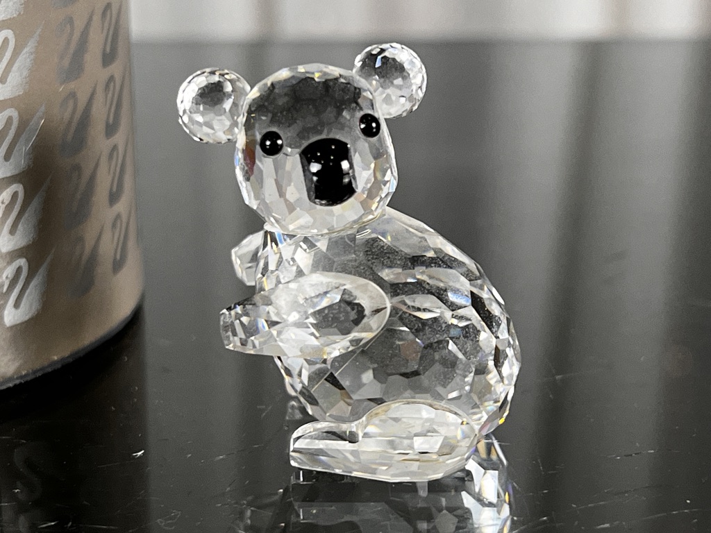 Swarovski Figur 014366 Koala Bär ( Groß ) Mutter 4,5 cm. Mit Ovp & Zertifikat. 