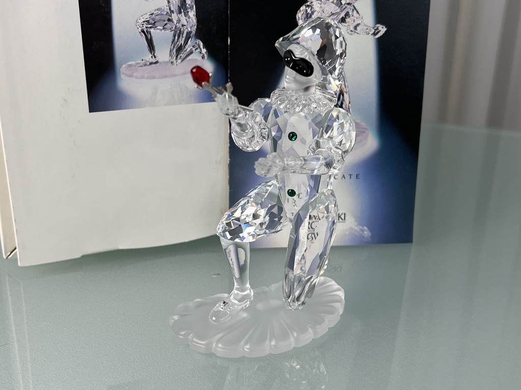  Swarovski 254044 Figur 13,5 cm Harlekin 2001 Ovp & Zertifikat. Top Zustand