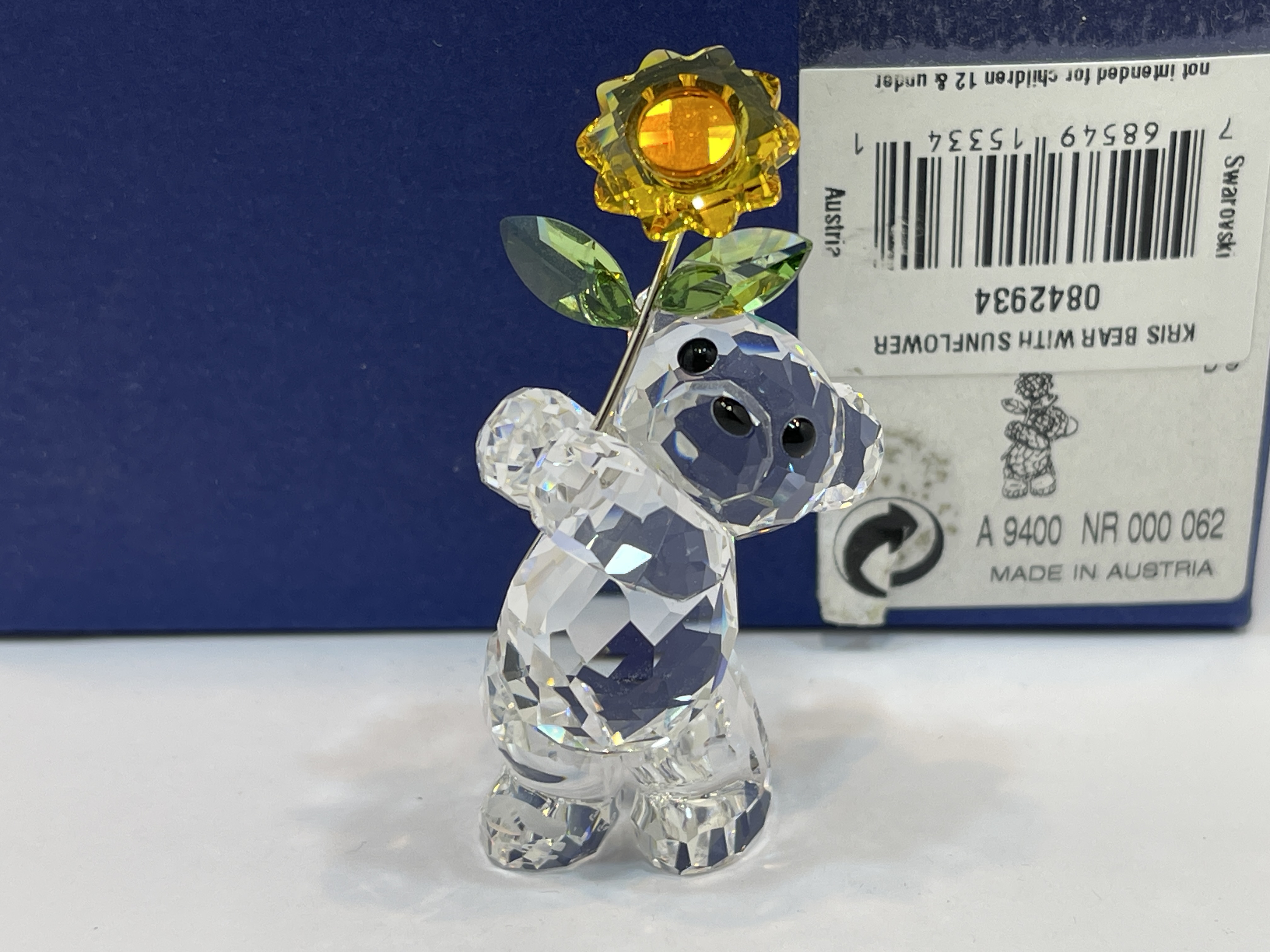 Swarovski Figur 842934 Kris Bär Sonnenblume 5,6 cm Top Zustand 