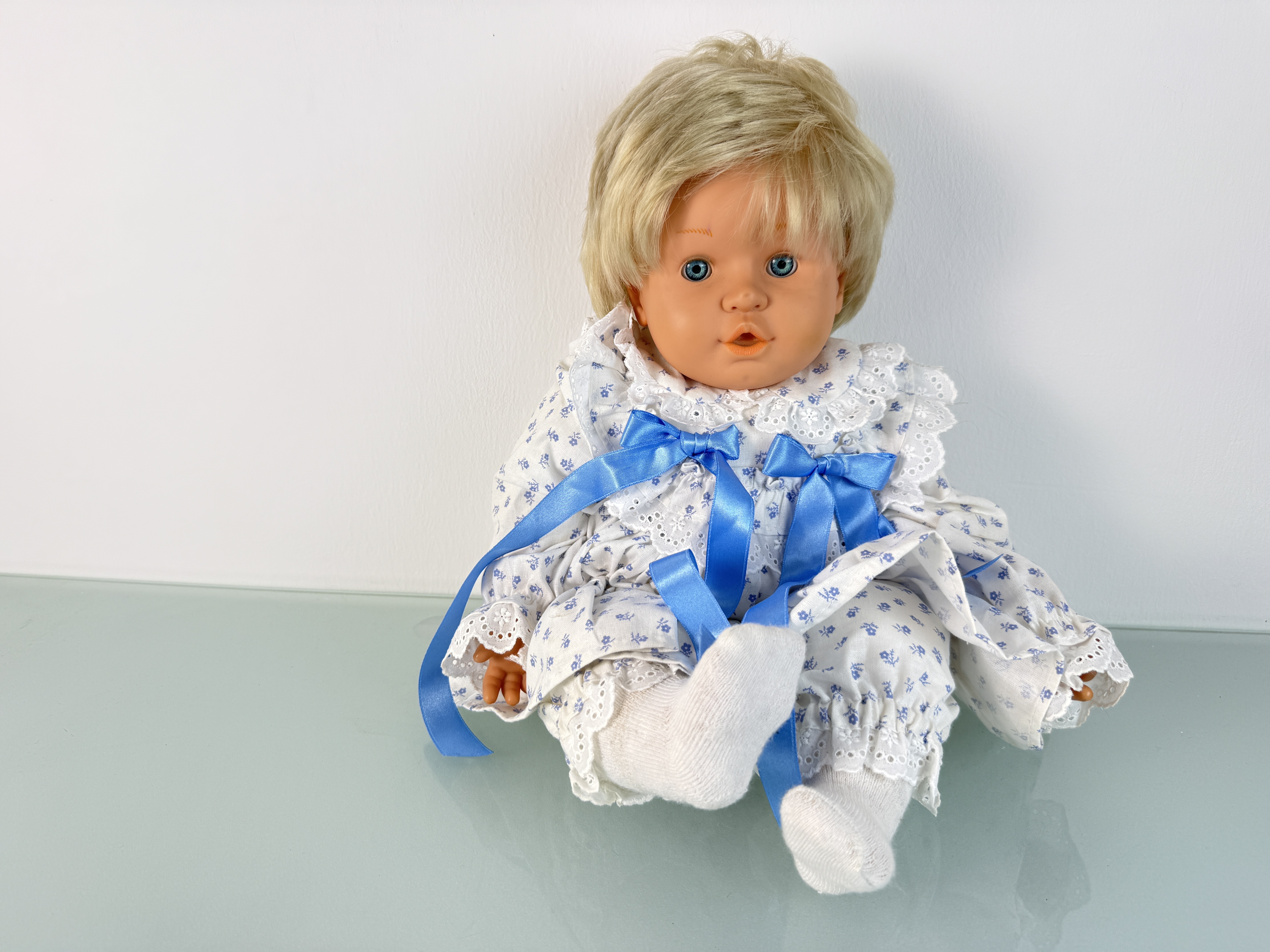 Künstlerpuppe Sammler Alte Vinyl Puppe 48 cm. Zustand siehe Fotos  