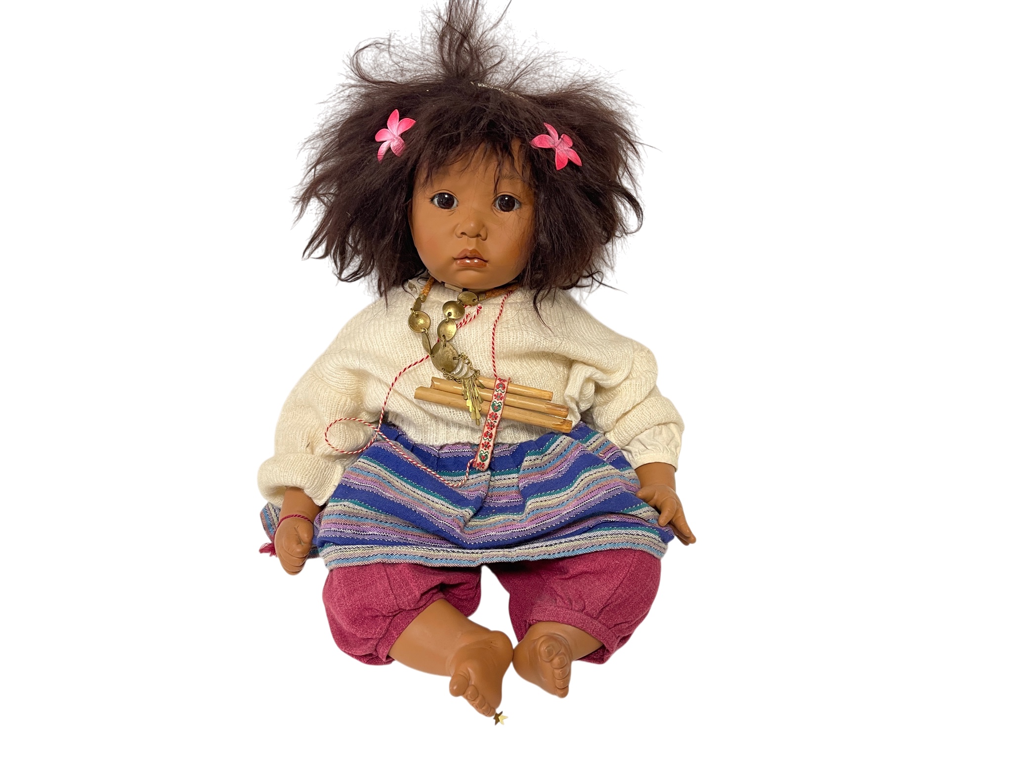 Künstlerpuppe Sammler Götz Carin Lossnitzer Vinyl Puppe 52 cm. Top Zustand 