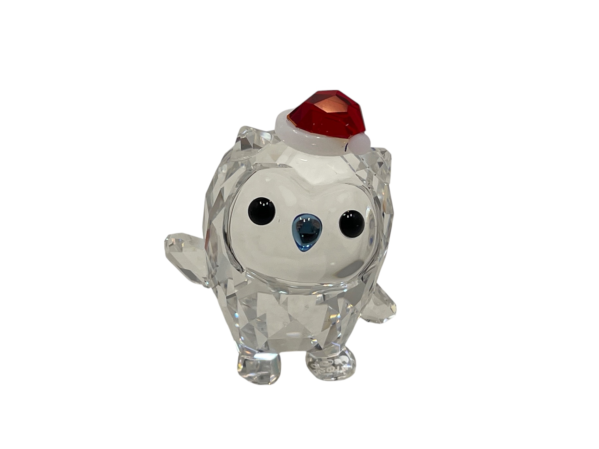 Swarovski Figur 5286202 HAPPY-HOOT Weihnachts Eule 4,4 cm. Top Zustand 