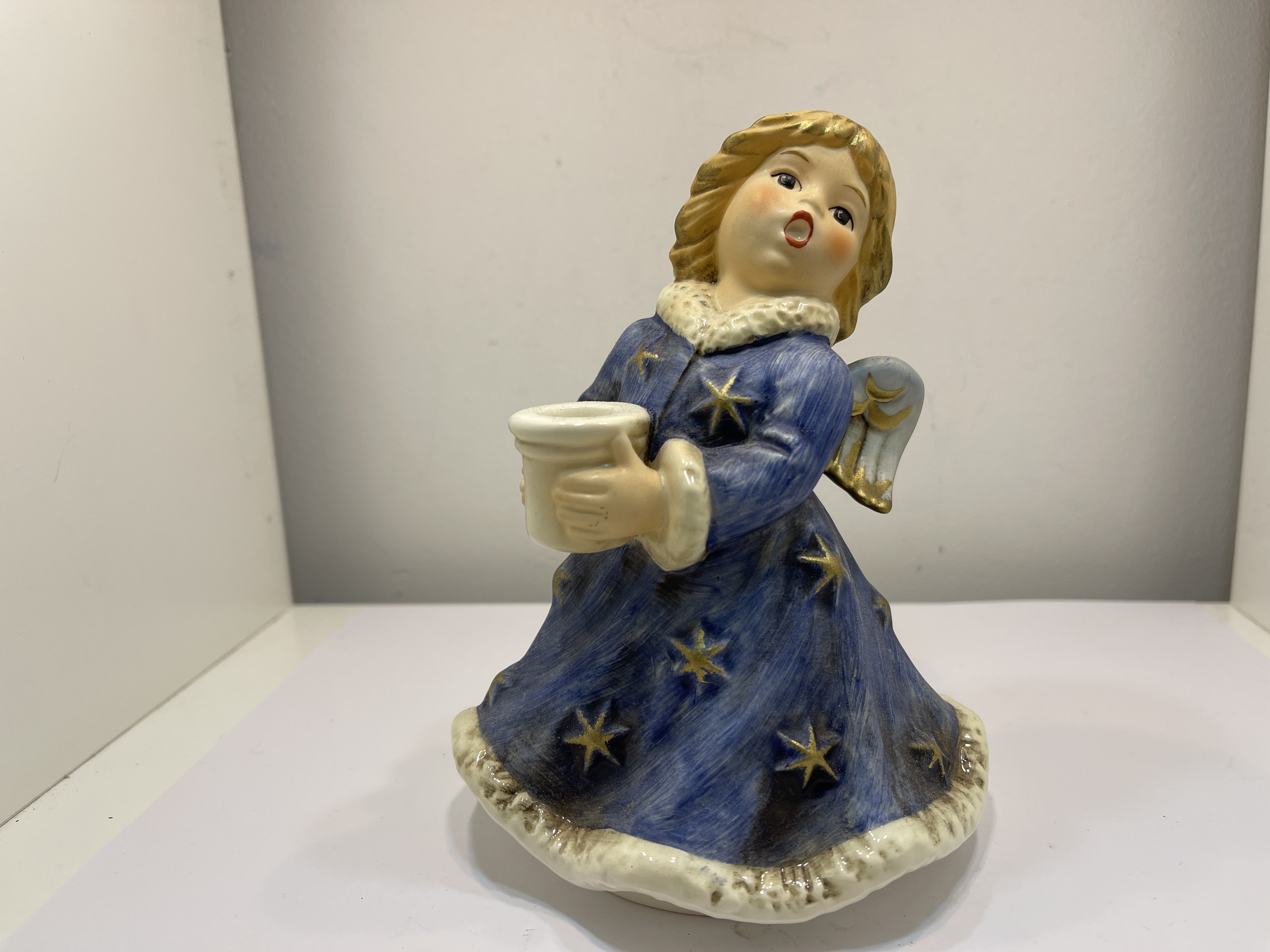 Goebel Figur Engel Kerzenhalter 15 cm. 1 Wahl - Zustand siehe Fotos