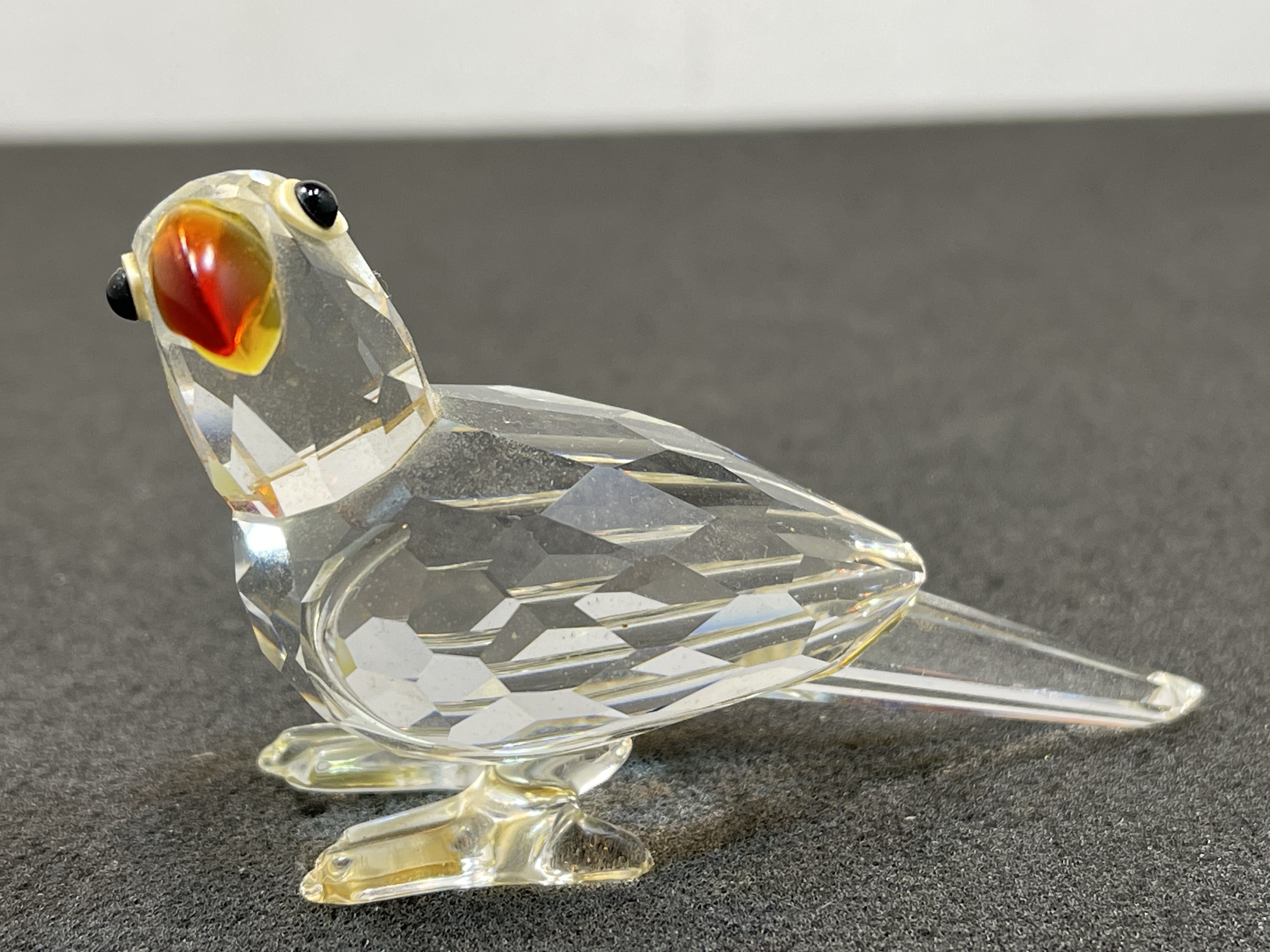 Swarovski Figur 294047 Papagei 7 cm.  Zustand siehe Fotos