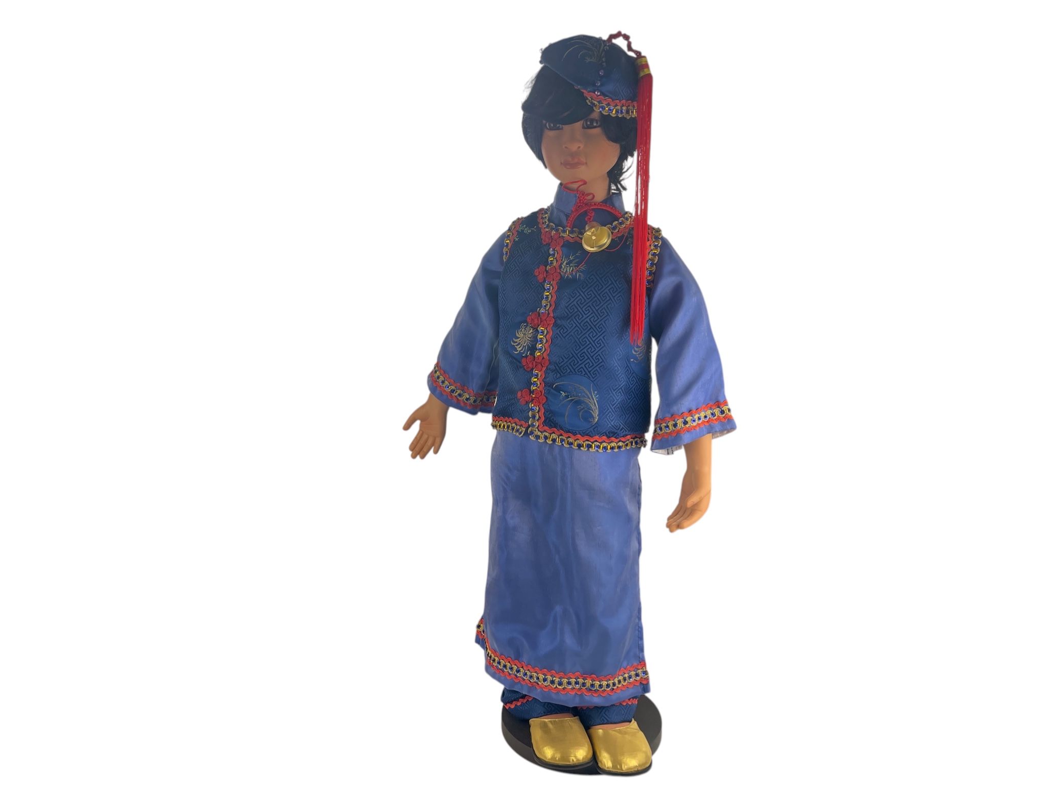 Dwi Saptono Künstlerpuppe Vinyl Puppe 92 cm. Top Zustand   