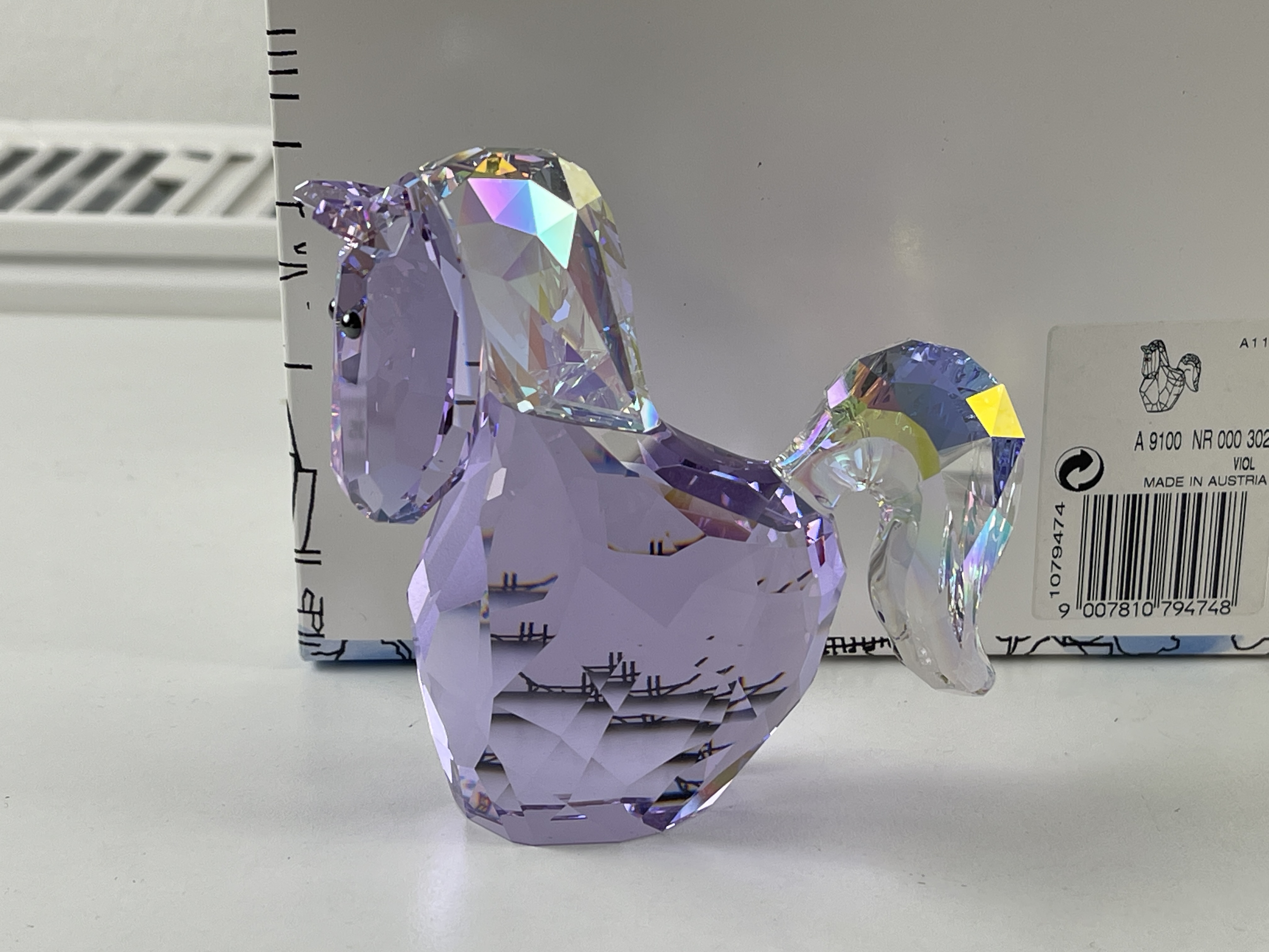 Swarovski Figur 1079474 Pferd Jasmine Violet 10,5 cm. Ovp & Zertifikat.  