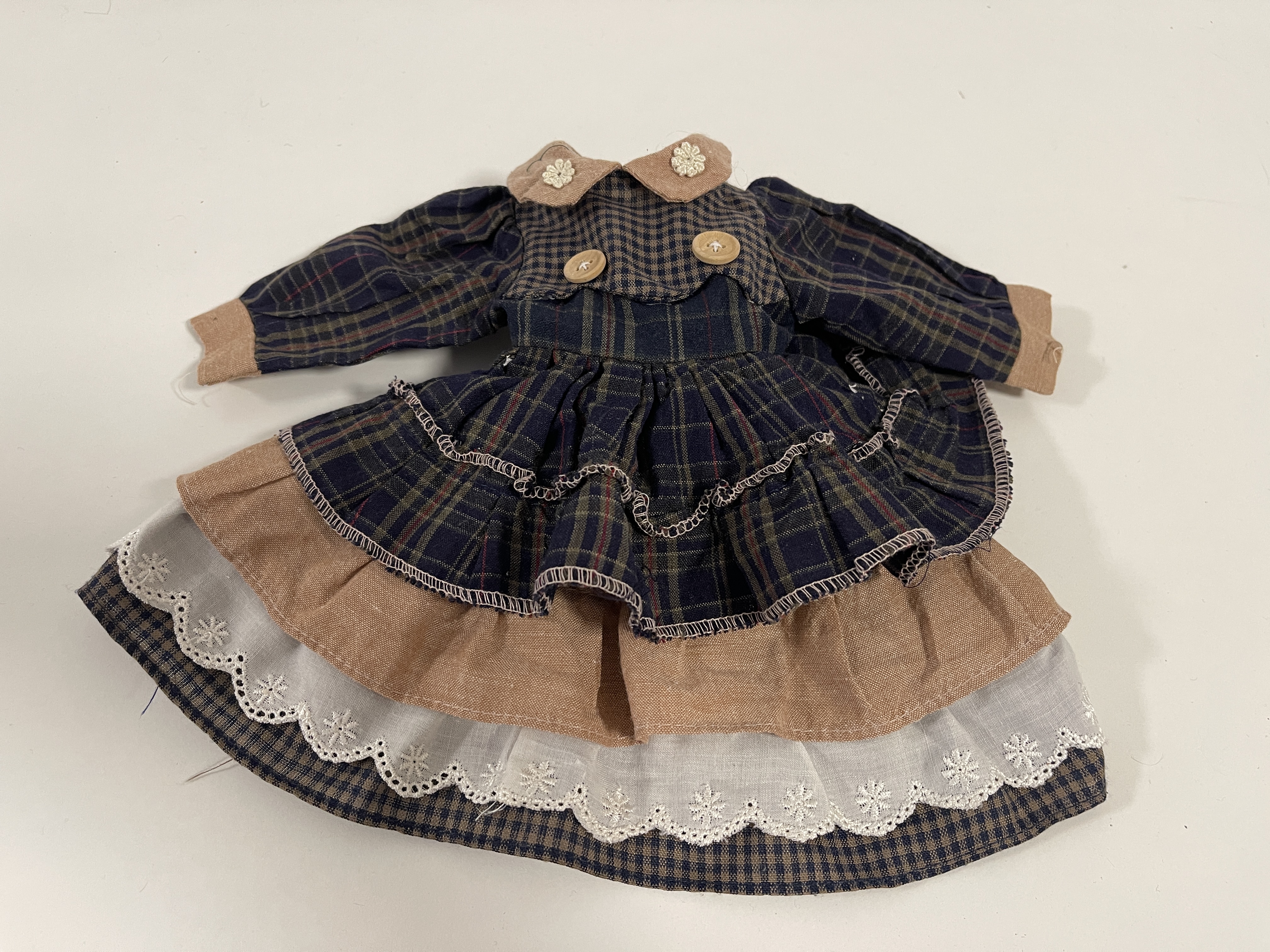 Puppenkleidung  Kleid Länge ca. 23 cm für Käthe Kruse  Top Zustand 