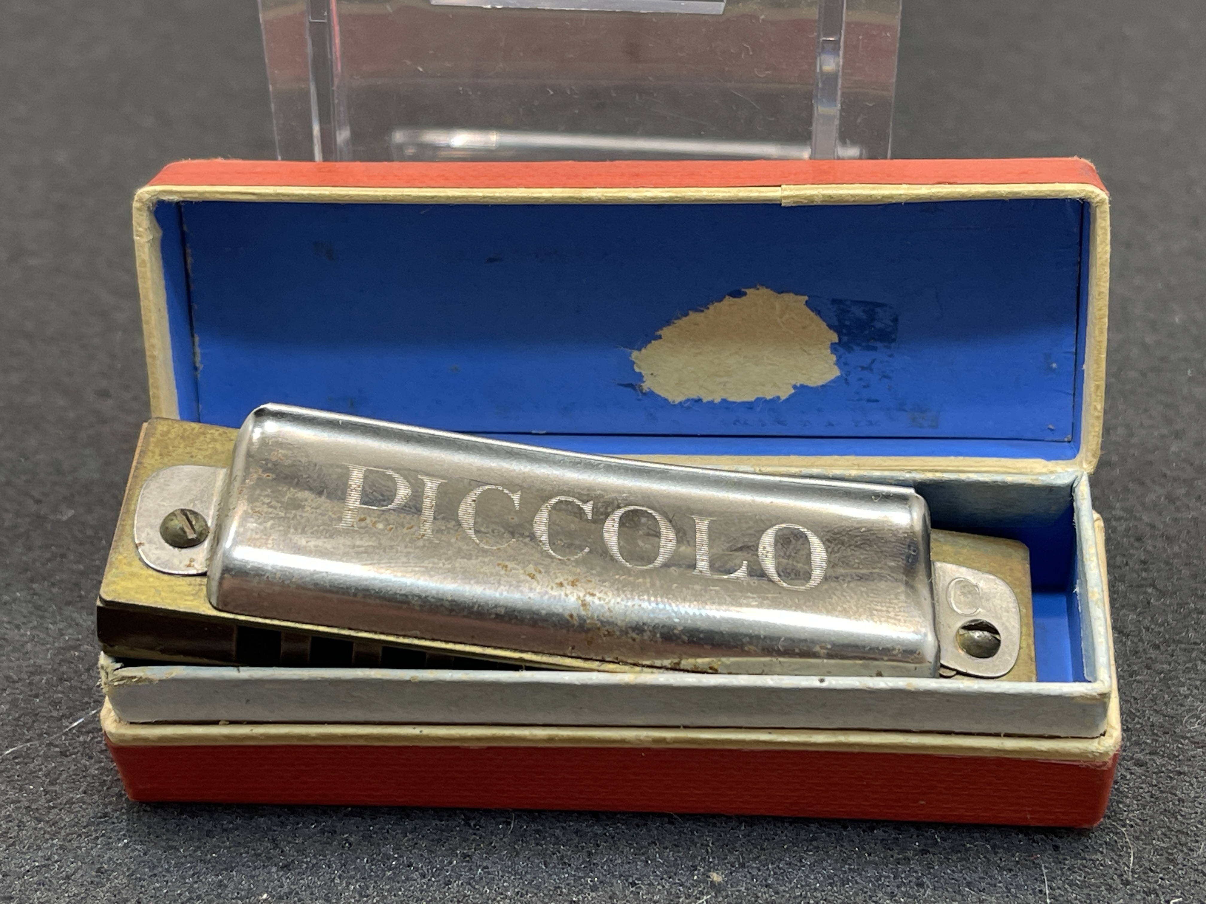 M. Hohner PICCOLO Mundharmonika 8,5 cm - Zustand siehe Fotos 