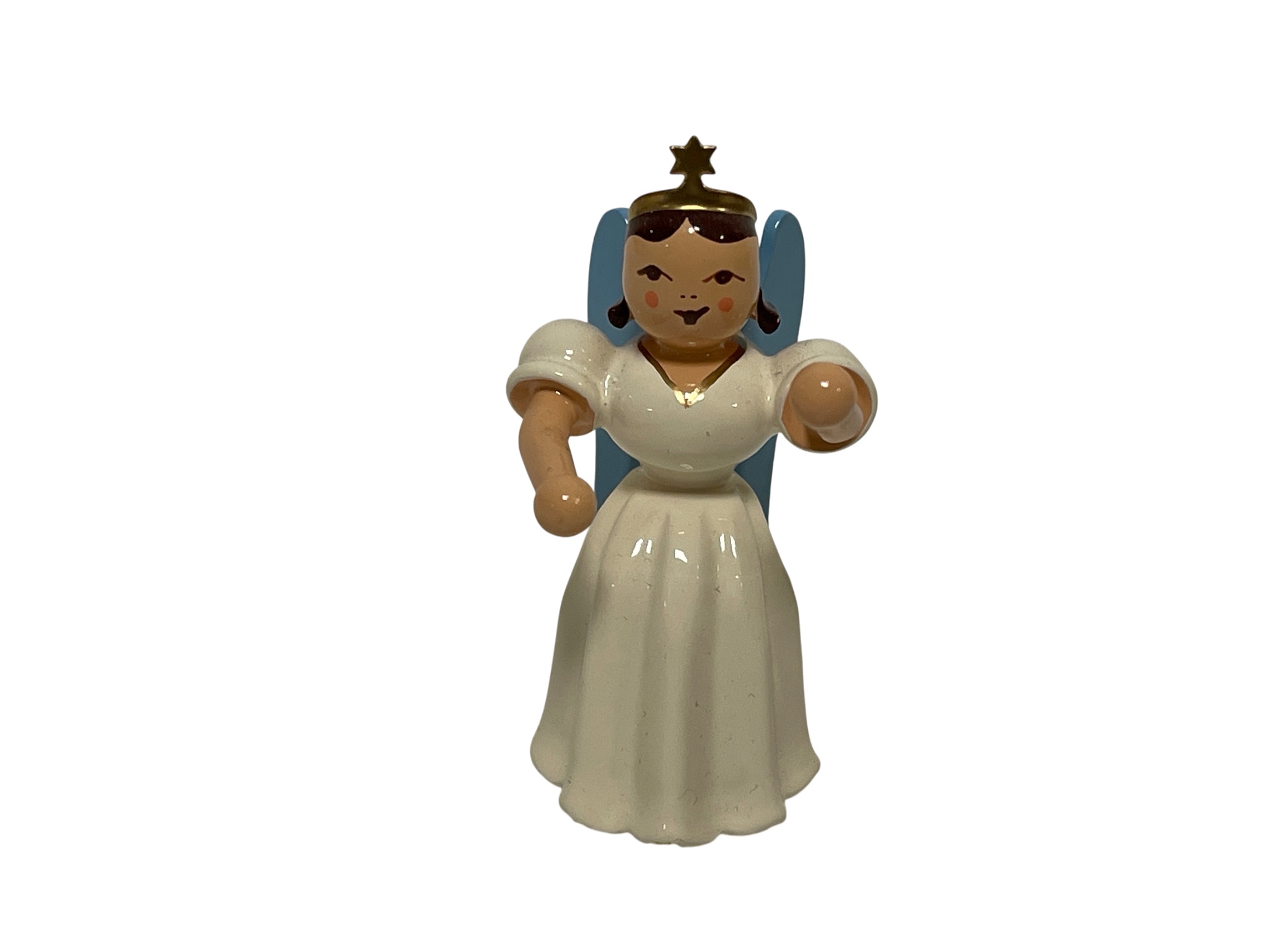 Blank Erzgebirge Figur Engel 6 cm. Top Zustand 