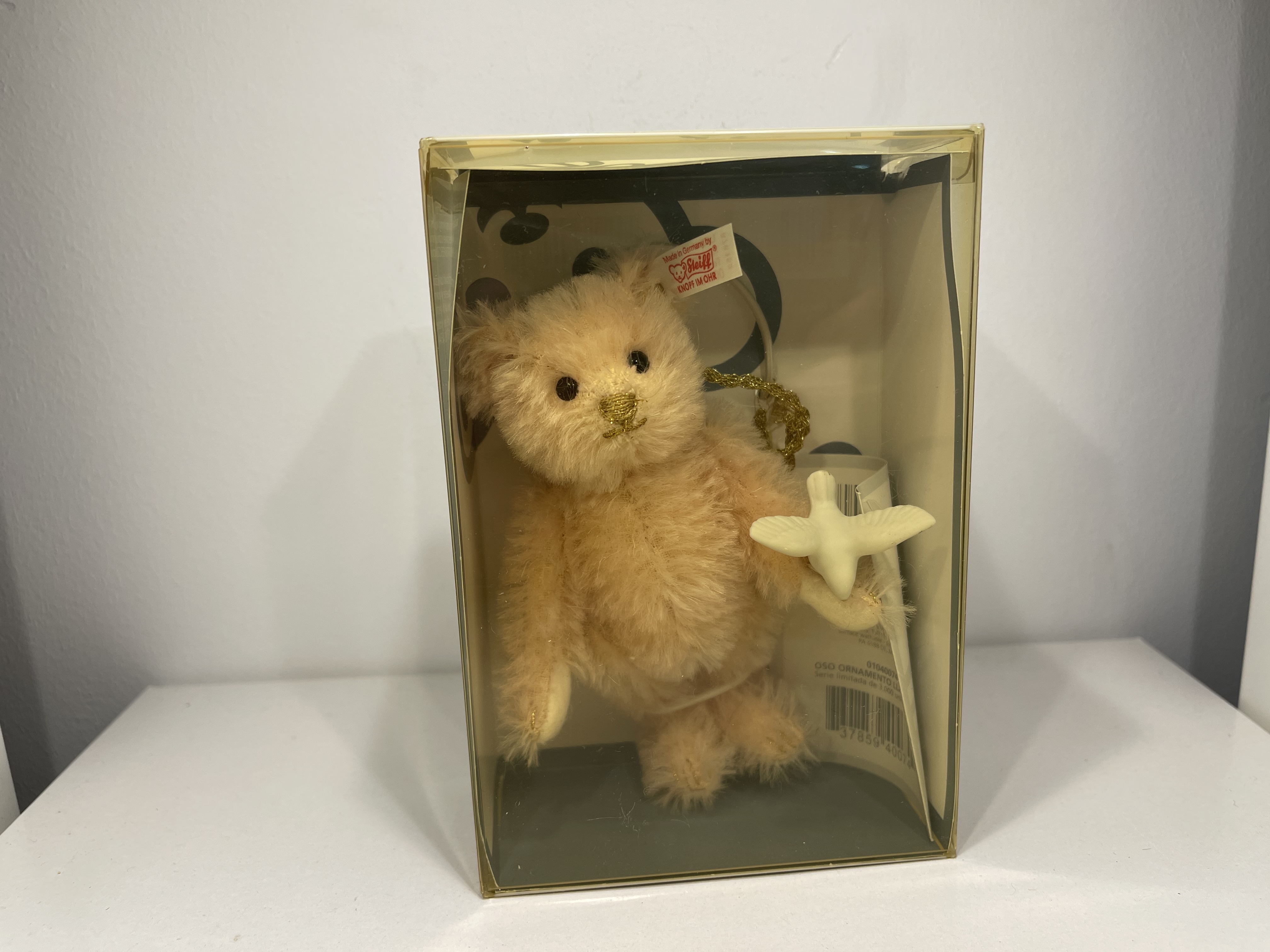Steiff Tier 676352 Lladro Ornament Teddy Bär 13 cm OVP. Top Zustand  