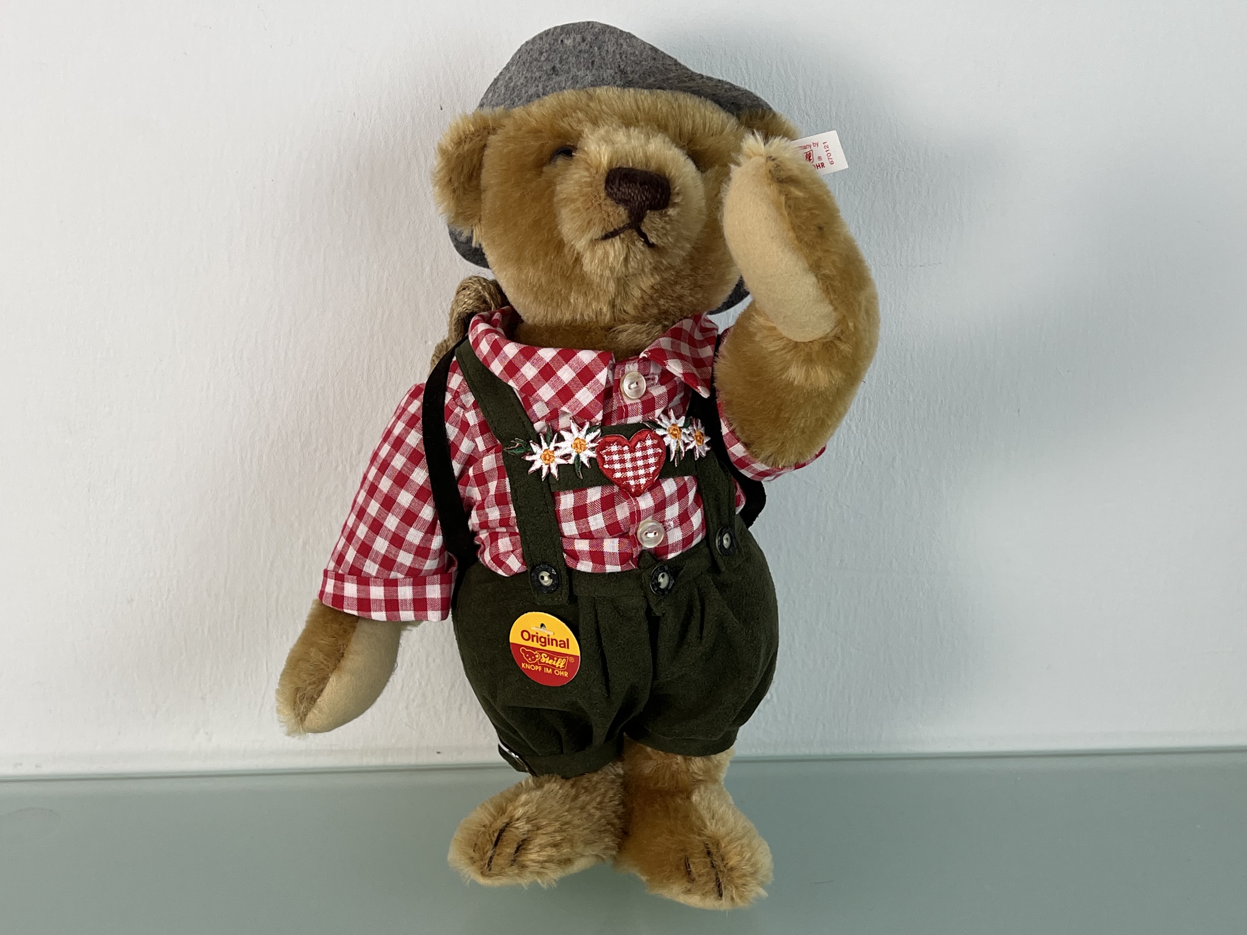 Steiff Tier 670121 Bergsteiger Teddy  SW37075