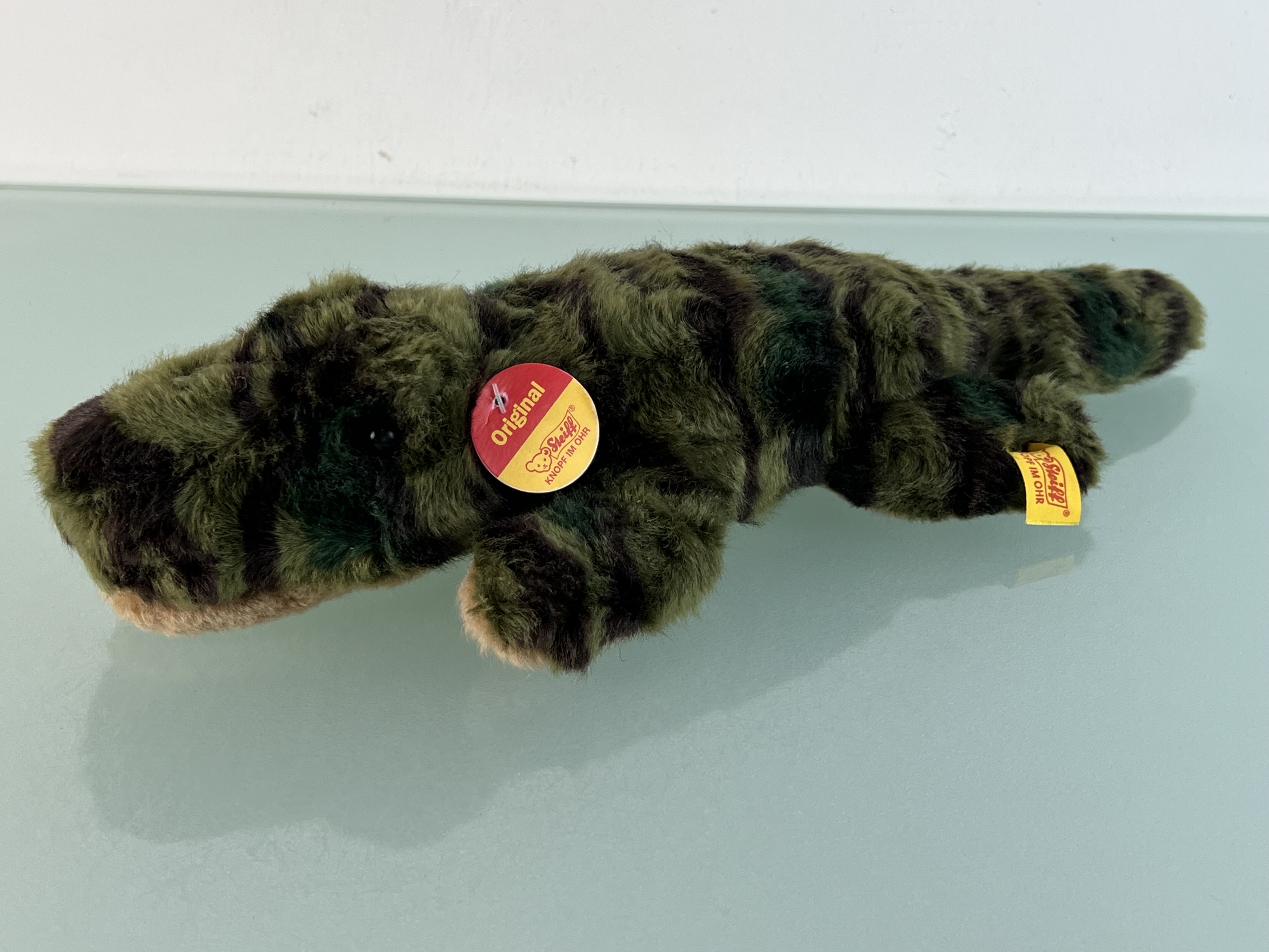 Steiff Tier 085550 Krokodil 33cm. Top Zustand siehe Fotos