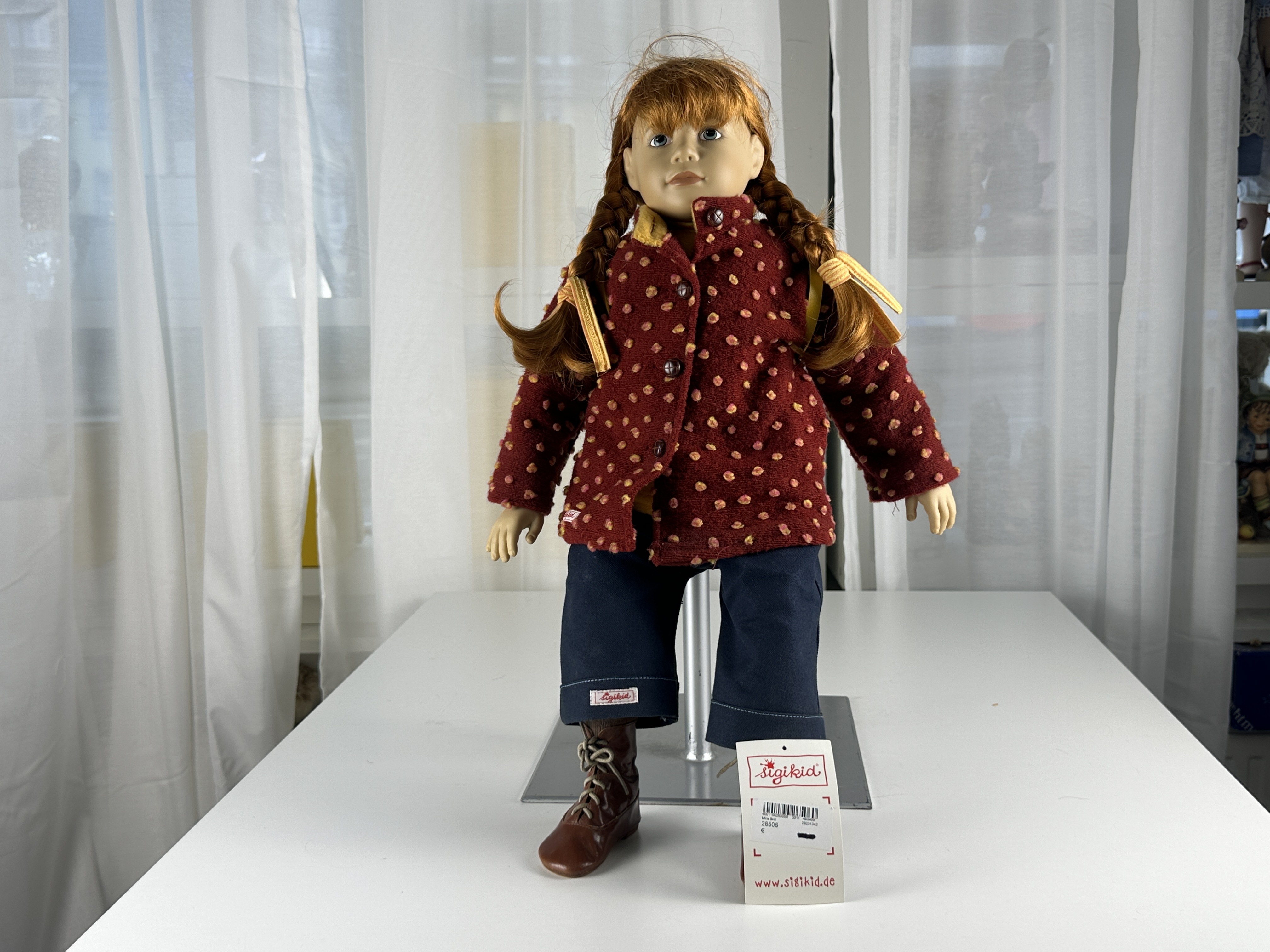 Künstlerpuppe Sammler Sigikid Vinyl Puppe 56 cm Top Zustand 