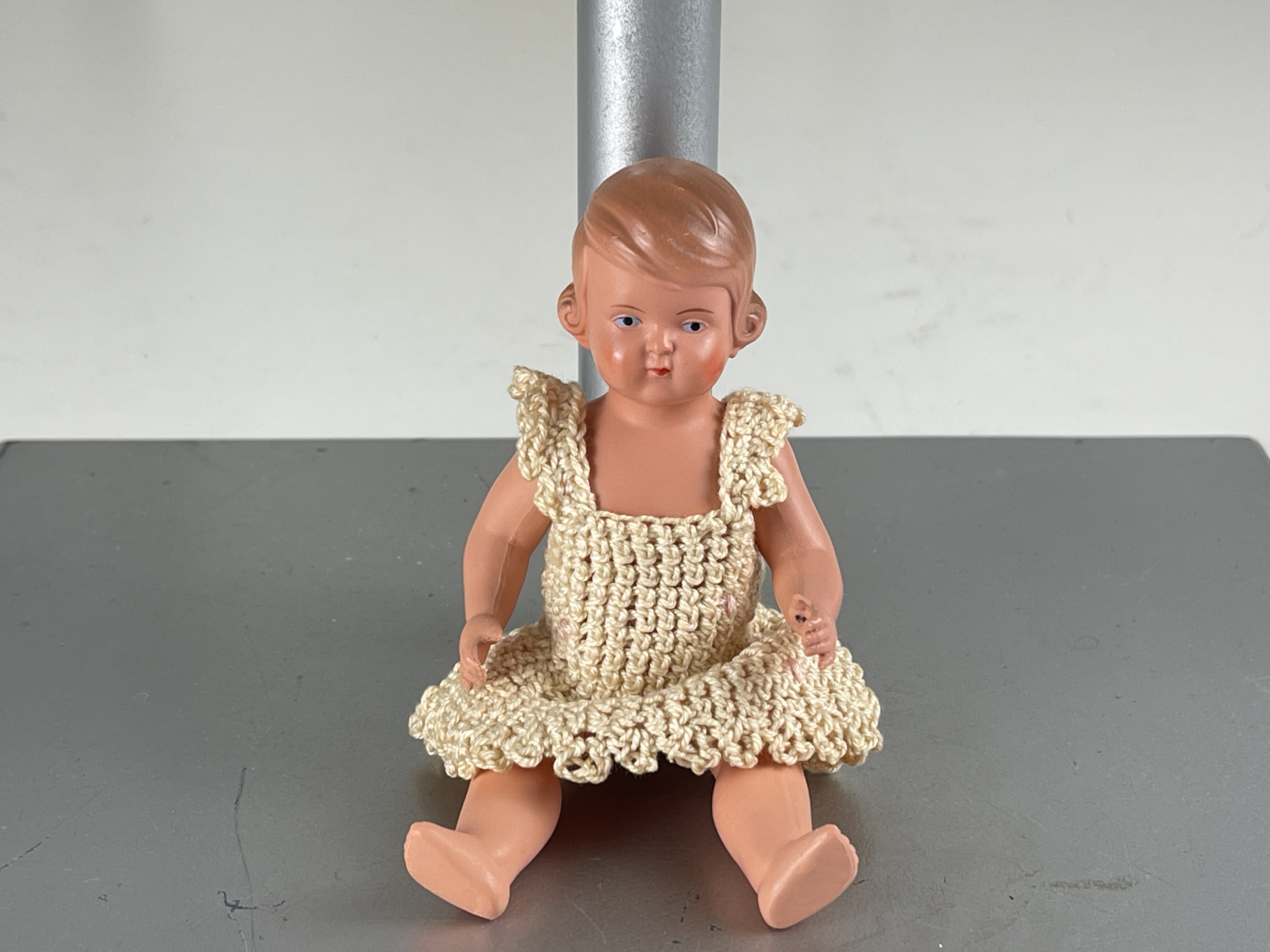 Schildkröt-Puppe Schildkrötpuppe Puppe 13,5 cm. Top Zustand