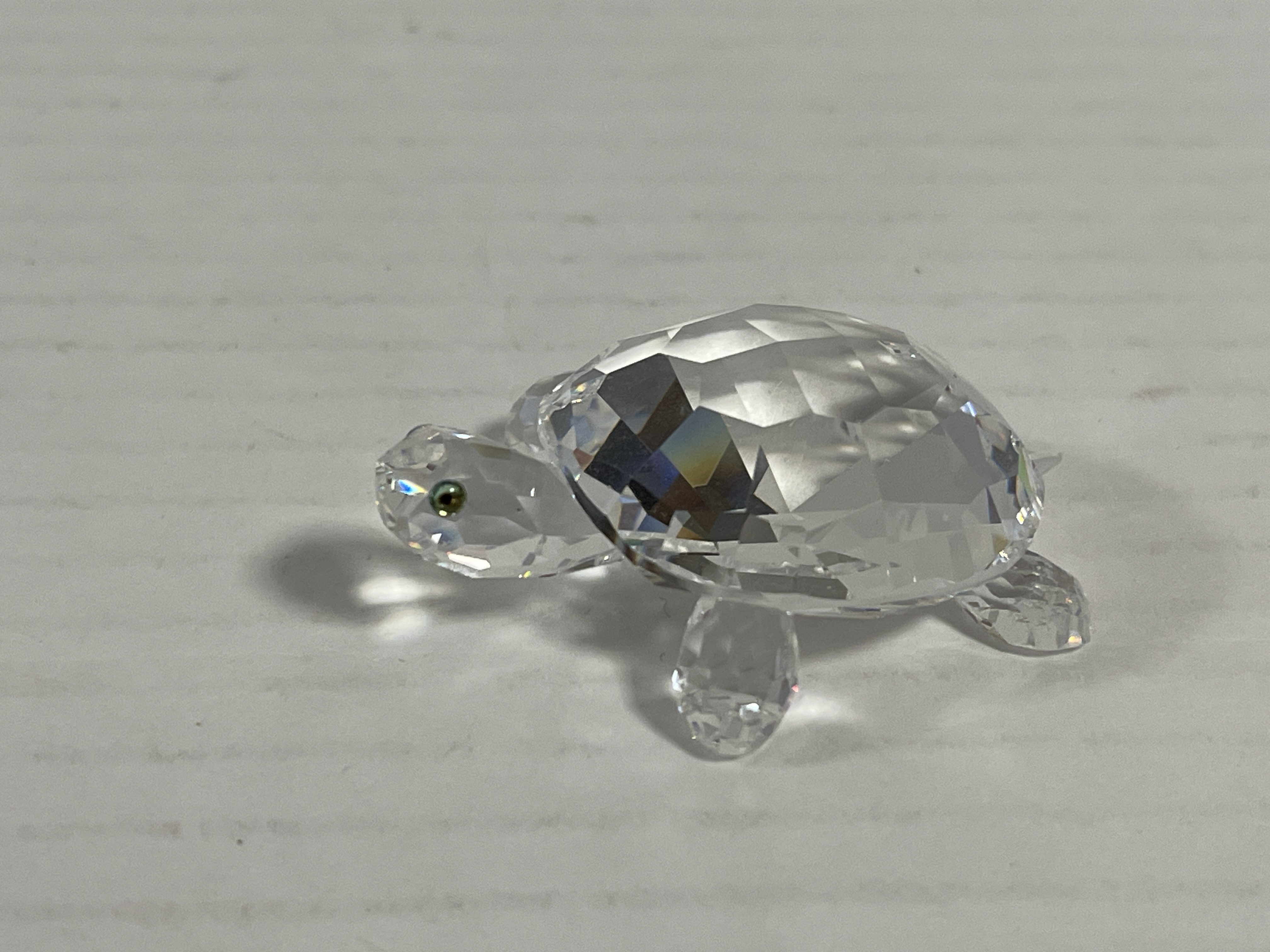 Swarovski Figur Kristallfigur 210085 Schildkröte 5 cm. Top Zustand   