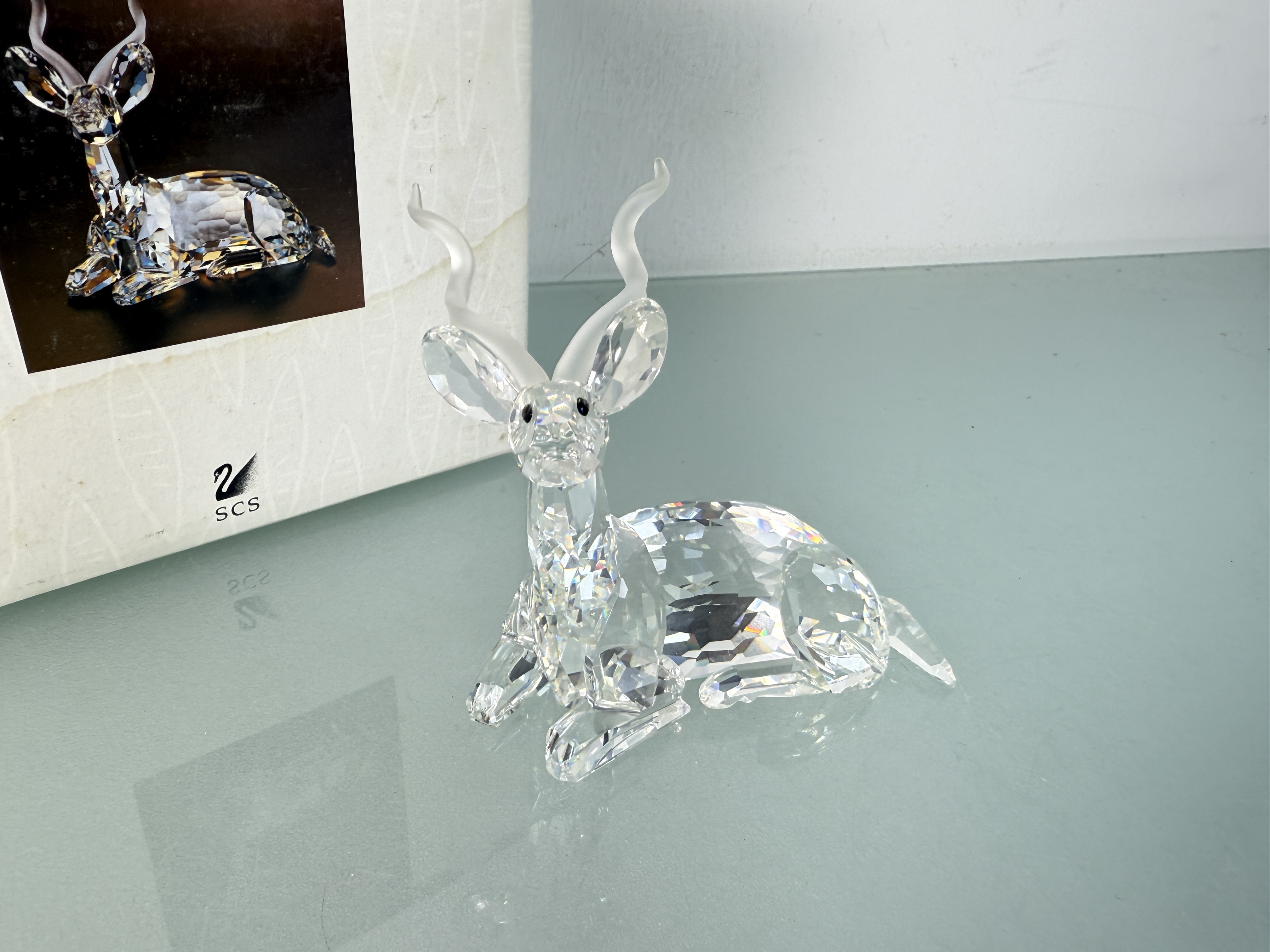 Swarovski Figur 175703 Jahresfigur Kudu 10,5 cm. Mit Ovp & Zertifikat. Top Zustand    