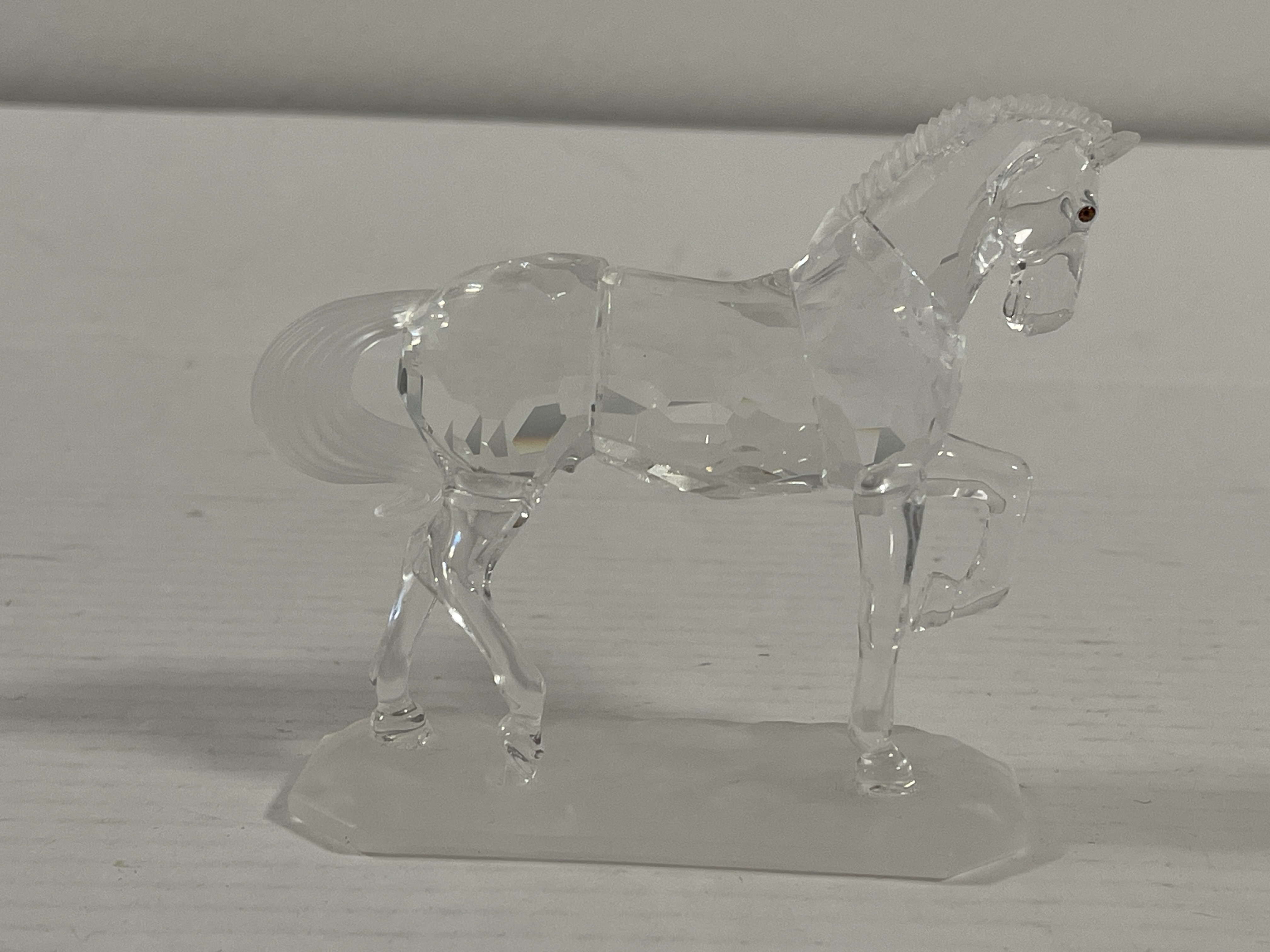  Swarovski Figur Kristall 221609 Araber Hengst 10,5 cm. Top Zustand 