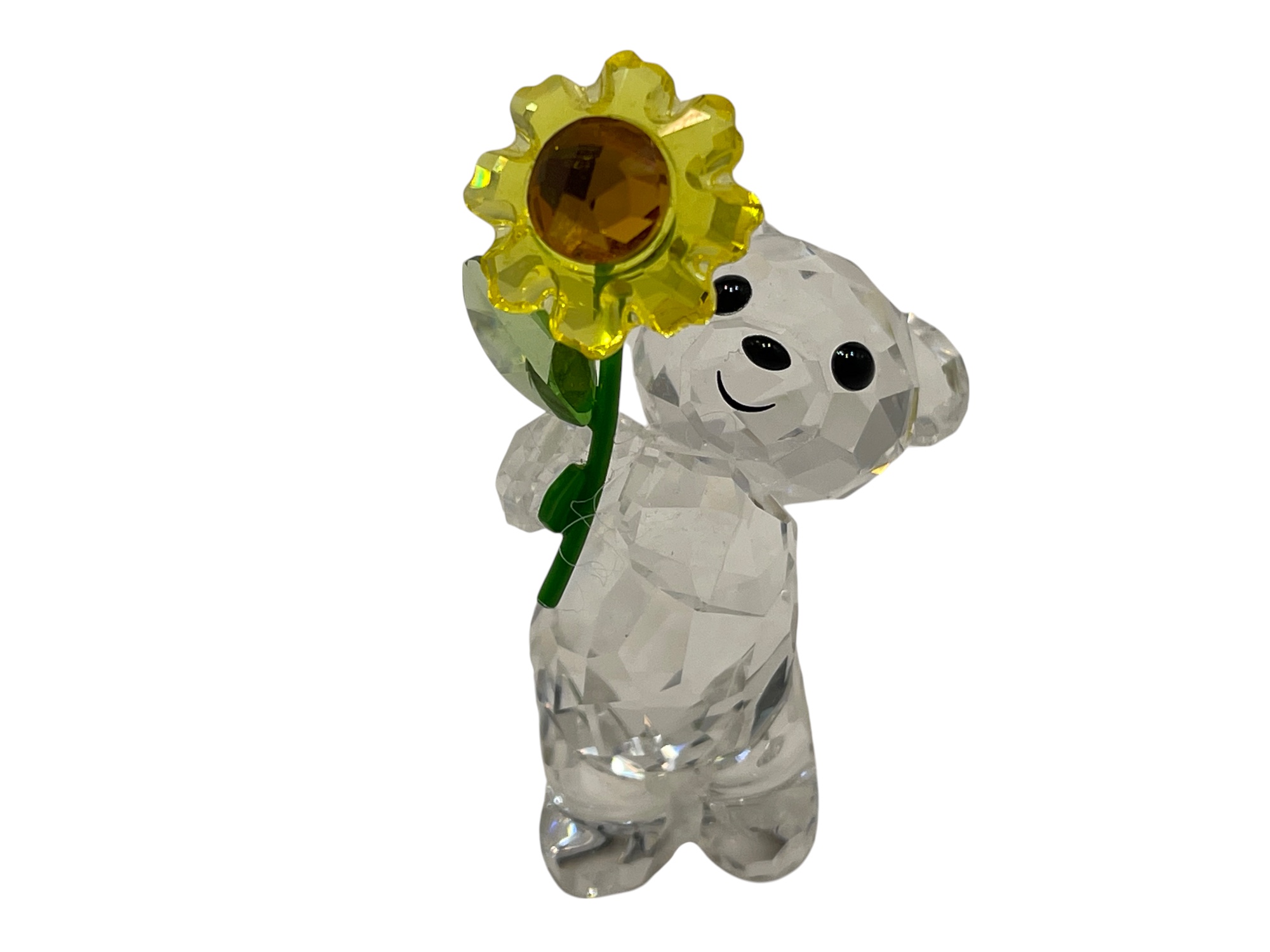 Swarovski Figur 5705325 Kris Bär Eine Sonnenblume für Dich. 5.4cm. Top Zustand