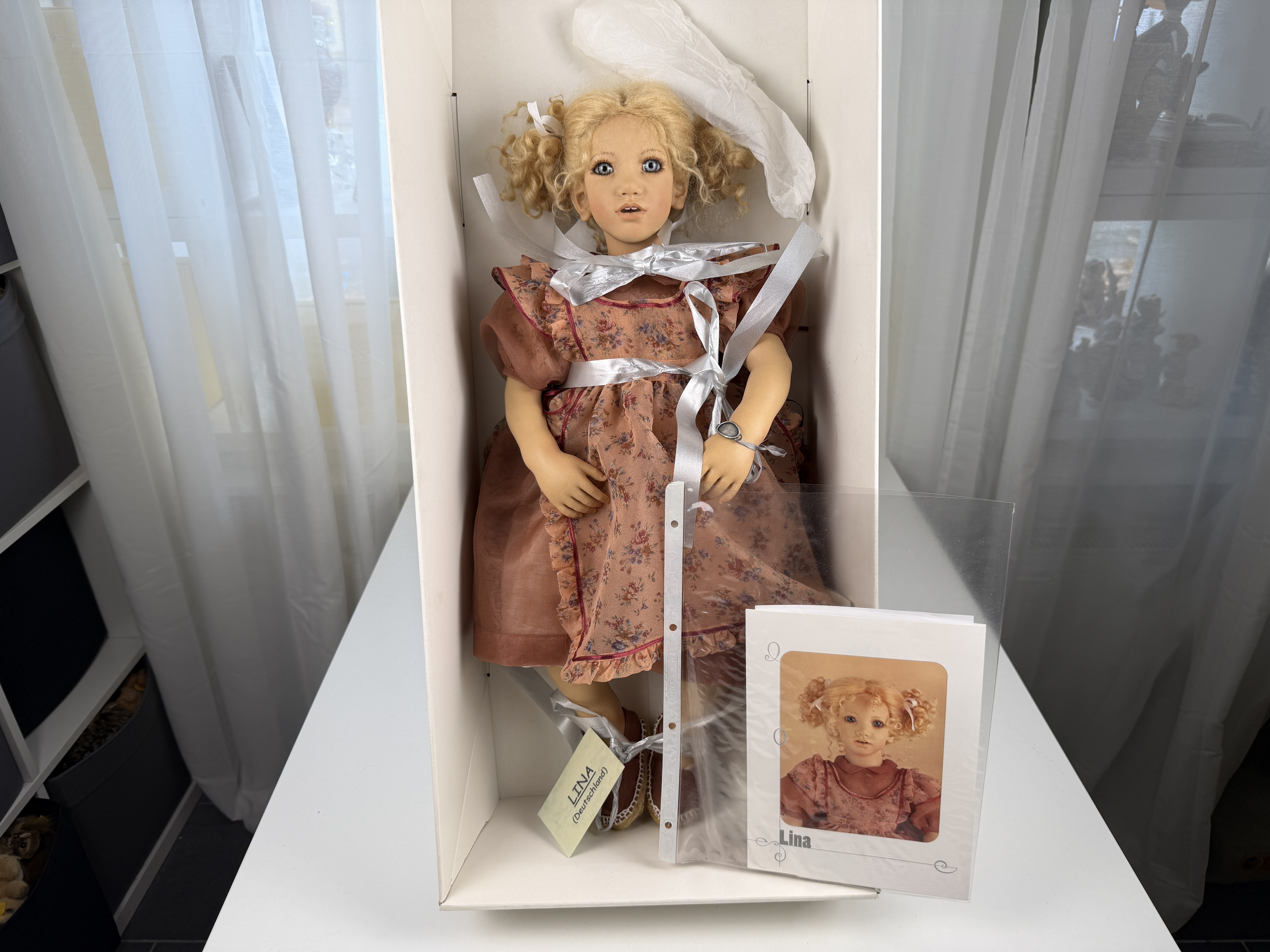 Annette Himstedt Puppe Lina 52 cm. Top Zustand.