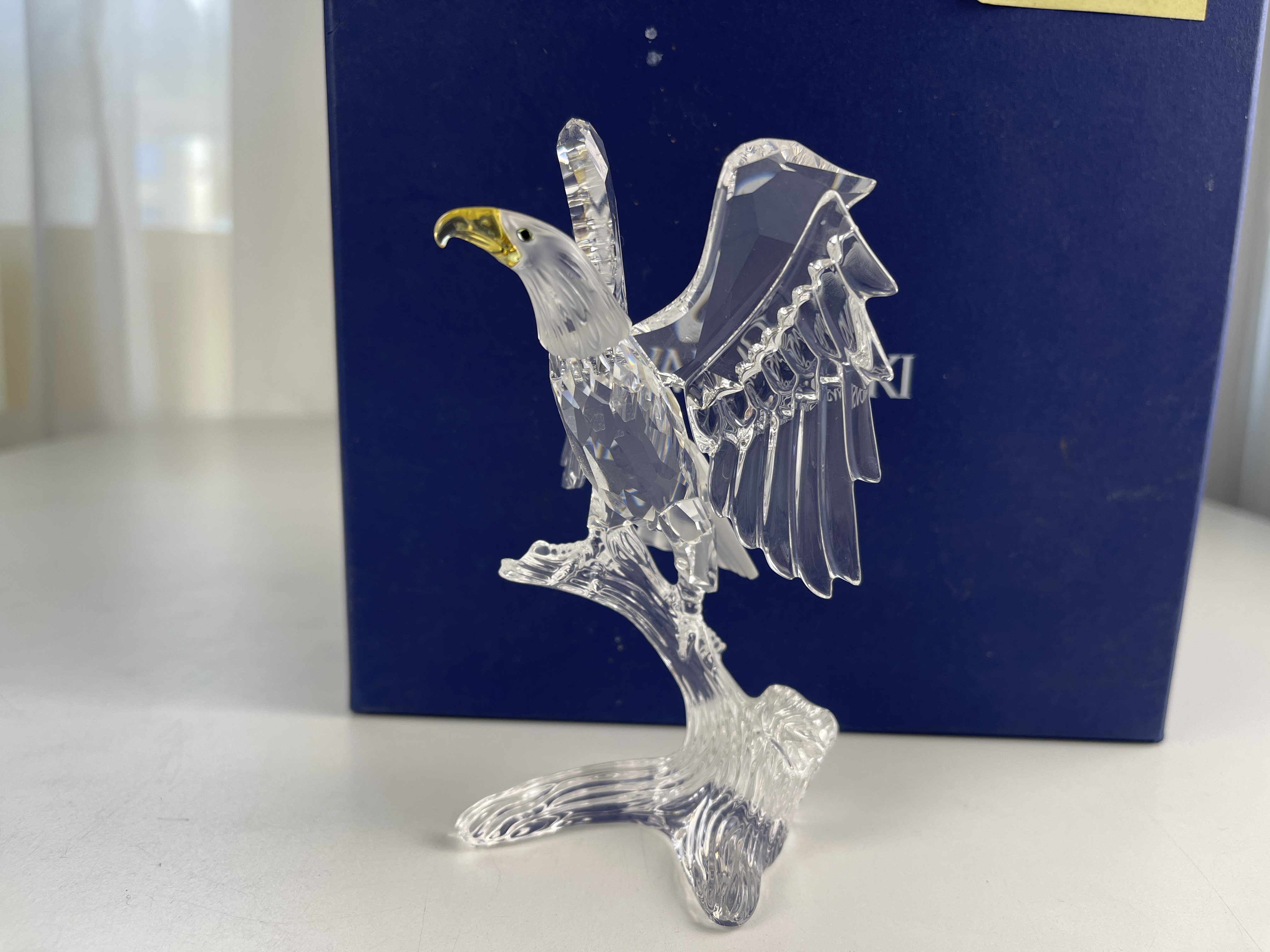 Swarovski Figur 248003 Adler Weisskopfseeadler 13 cm. Ovp & Zertifikat.  Top Zustand 
