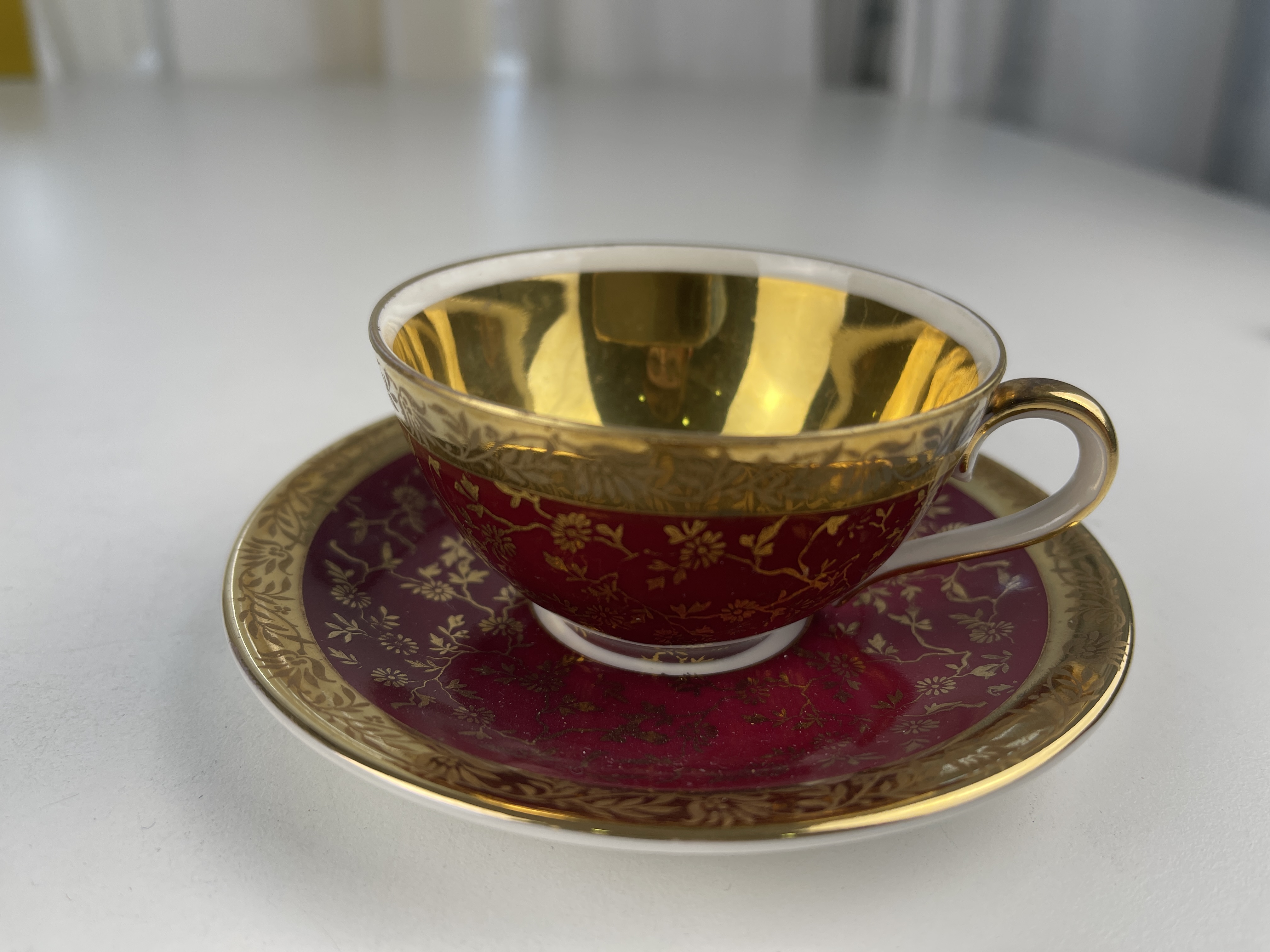 Porzellan Sammler Geschirr / Gedeck Sammlertasse 2 Teilig - Top Zustand.  