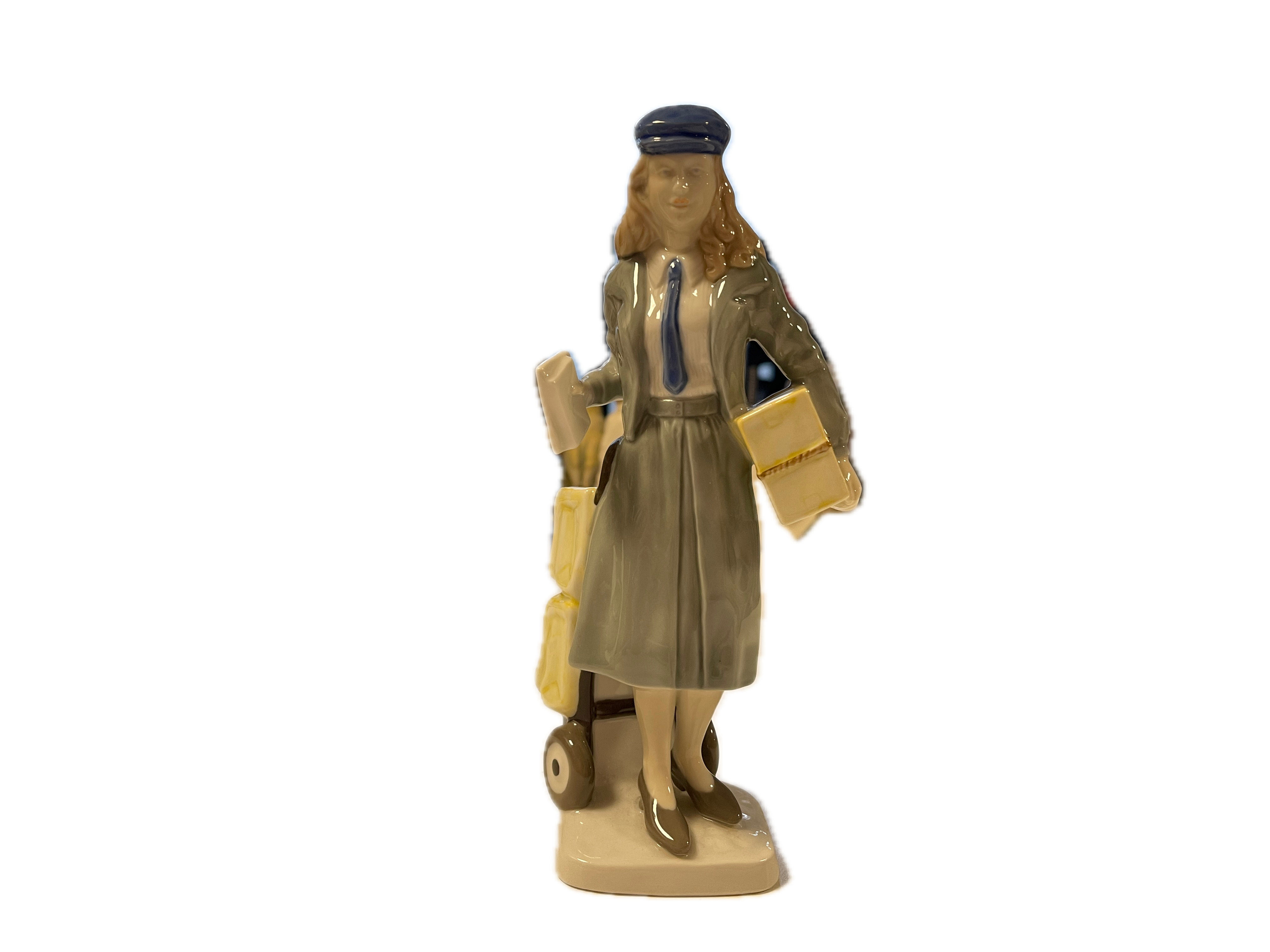 Gräfenthal Sammler Porzellan Figur Postfrau 21 cm  1 Wahl Top Zustand   