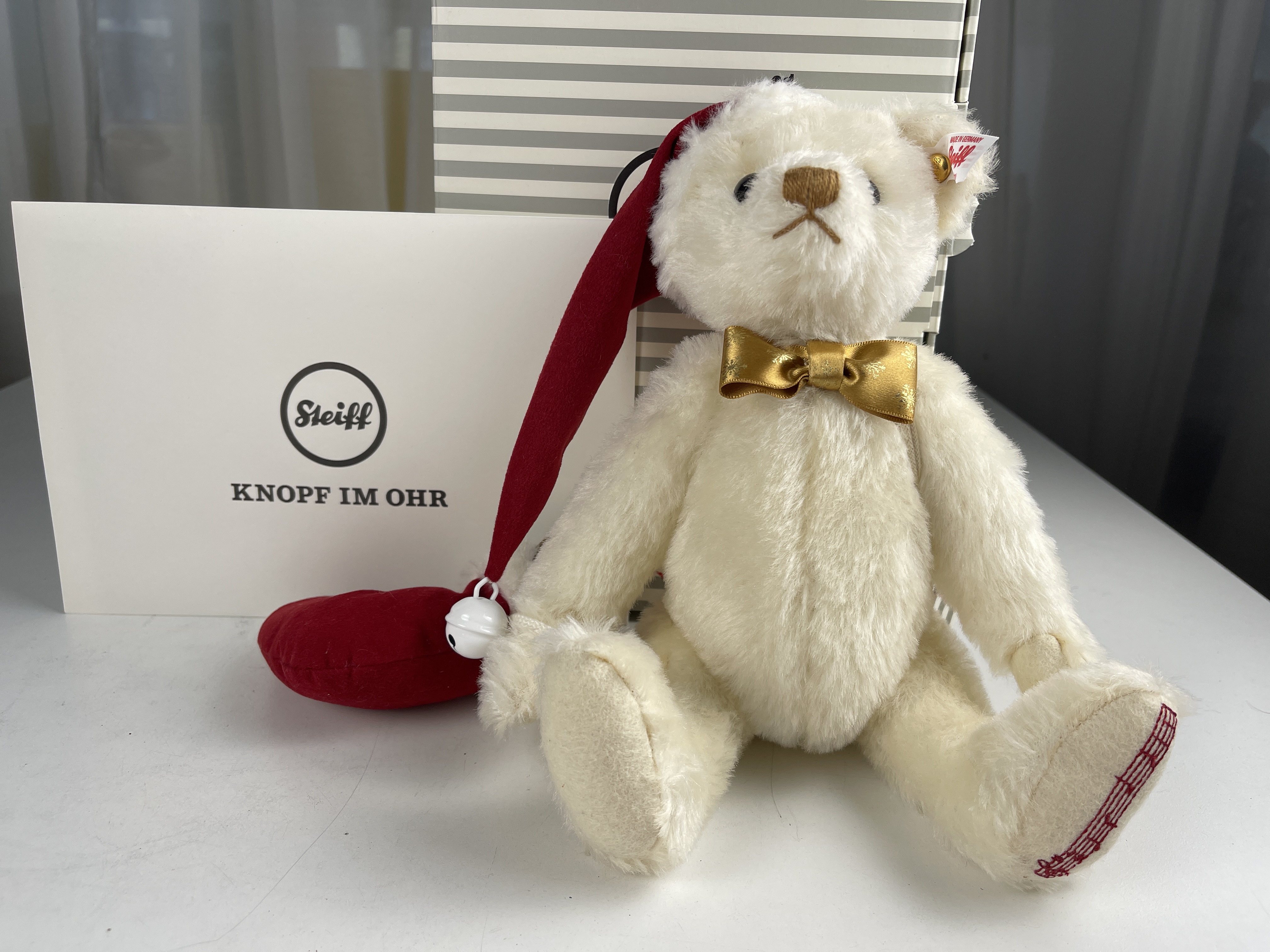 Steiff Tier 006562  Teddybär Sweet Santa 27 cm Ovp & Zertifikat - Top Zustand  