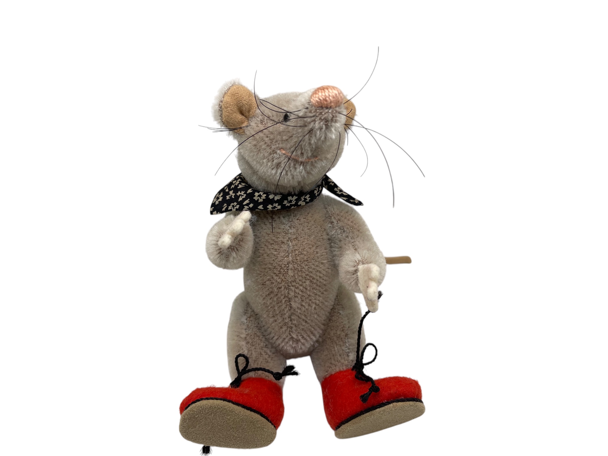 Gaby Schlotz Künstler Stofftier Maus 20 cm. - Top Zustand.    