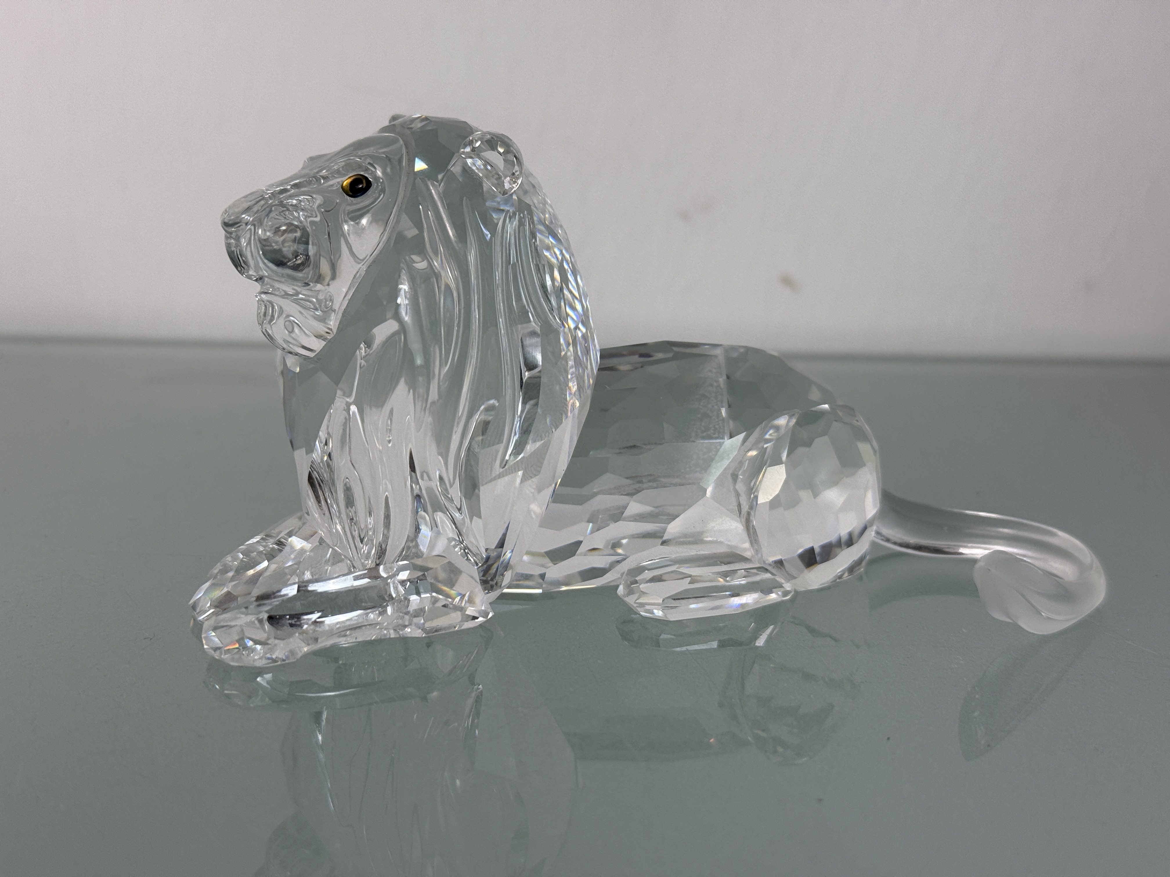  Swarovski Figur 185410 Jahresfigur Löwe 13 cm. Top Zustand 