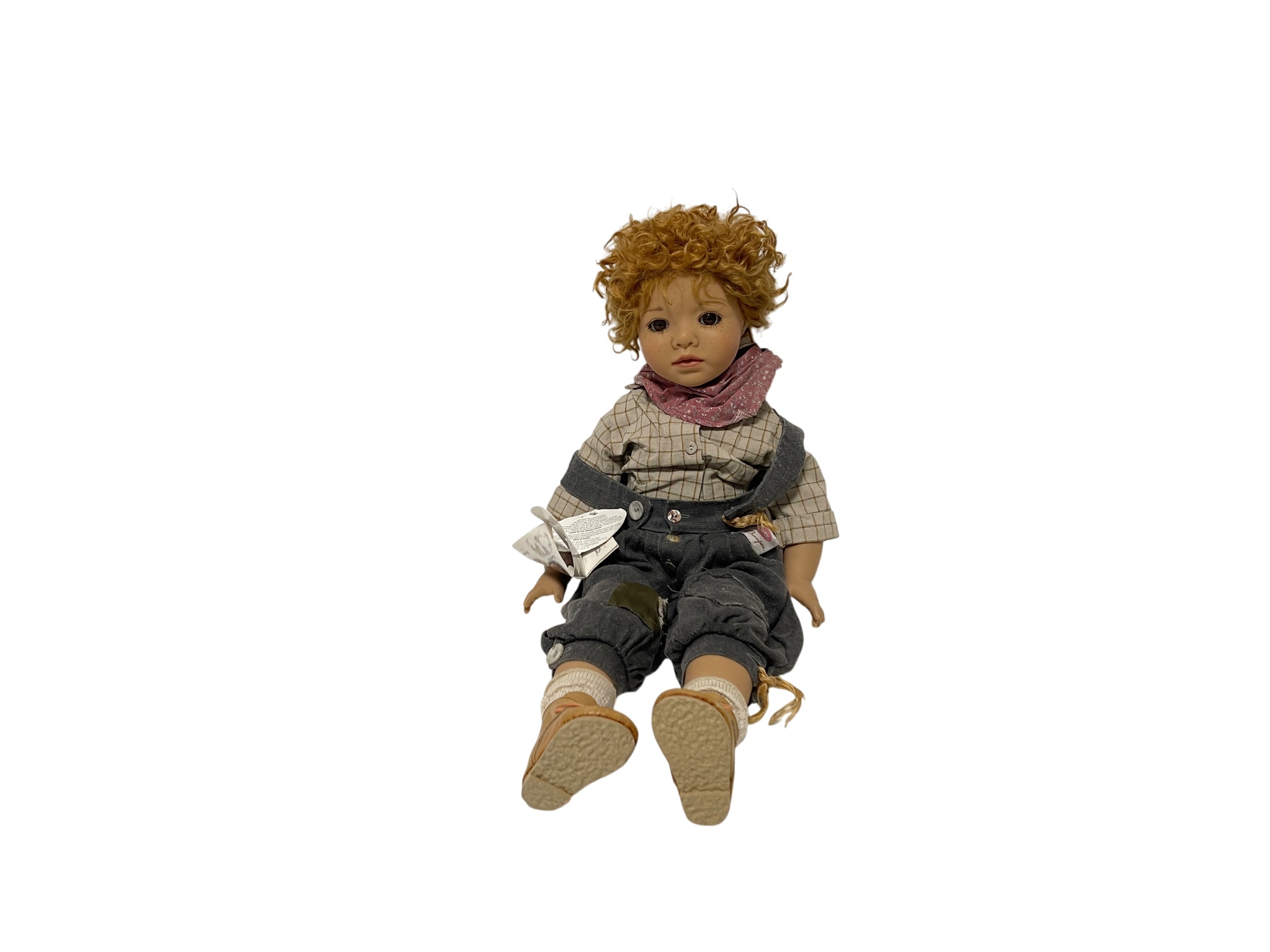 Götz Vinyl Künstlerpuppe Puppe 62 cm. Top Zustand      